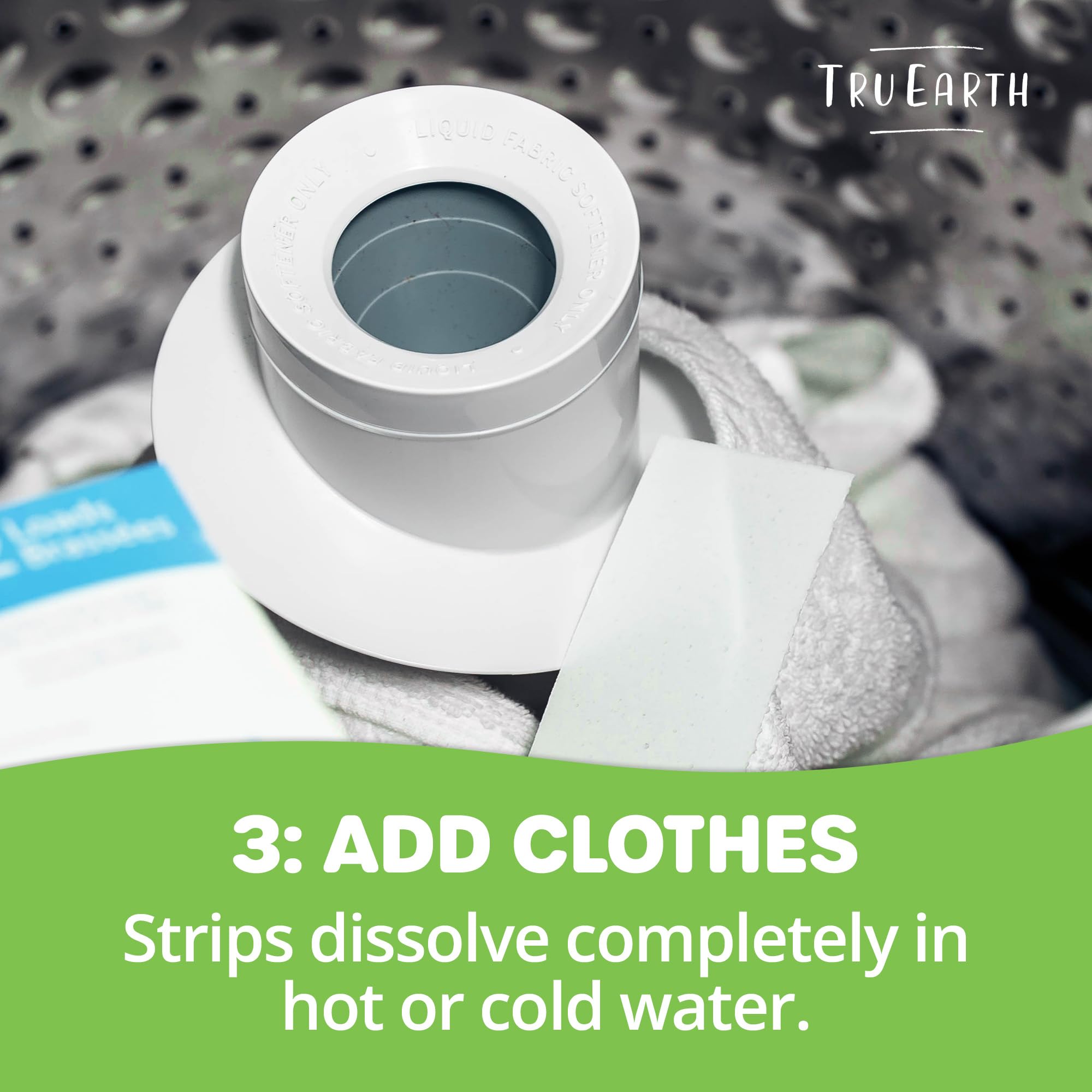 Eco-Friendly Tru Earth Laundry Detergent Sheets - Unscented, 384 Sheets (768 Loads) | Paraben-Free, Hypoallergenic | Compact, Liquidless & Travel-Friendly | Perfect for Home, Travel, and Eco-Conscious Families