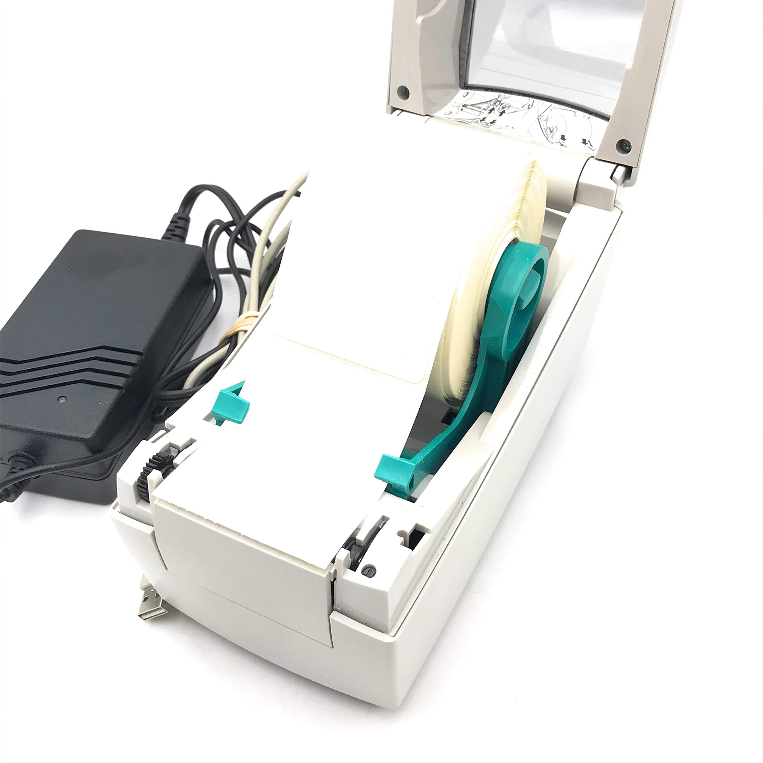 LP2824 2-Inch Direct Thermal Barcode Label Printer - USB & Serial Interface - EPL Compatible - with Power Supply (Renewed) - Ideal for Retail, Warehouse & Shipping Label Printing