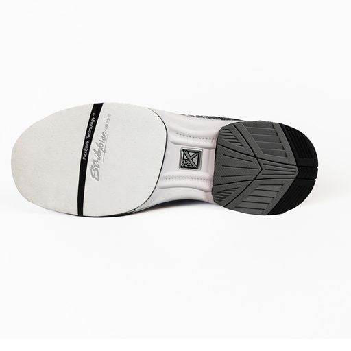 KR Strikeforce Captain Black/Grey/White Right Hand Bowling Shoes - Professional Performance for League Play & Tournament Bowling