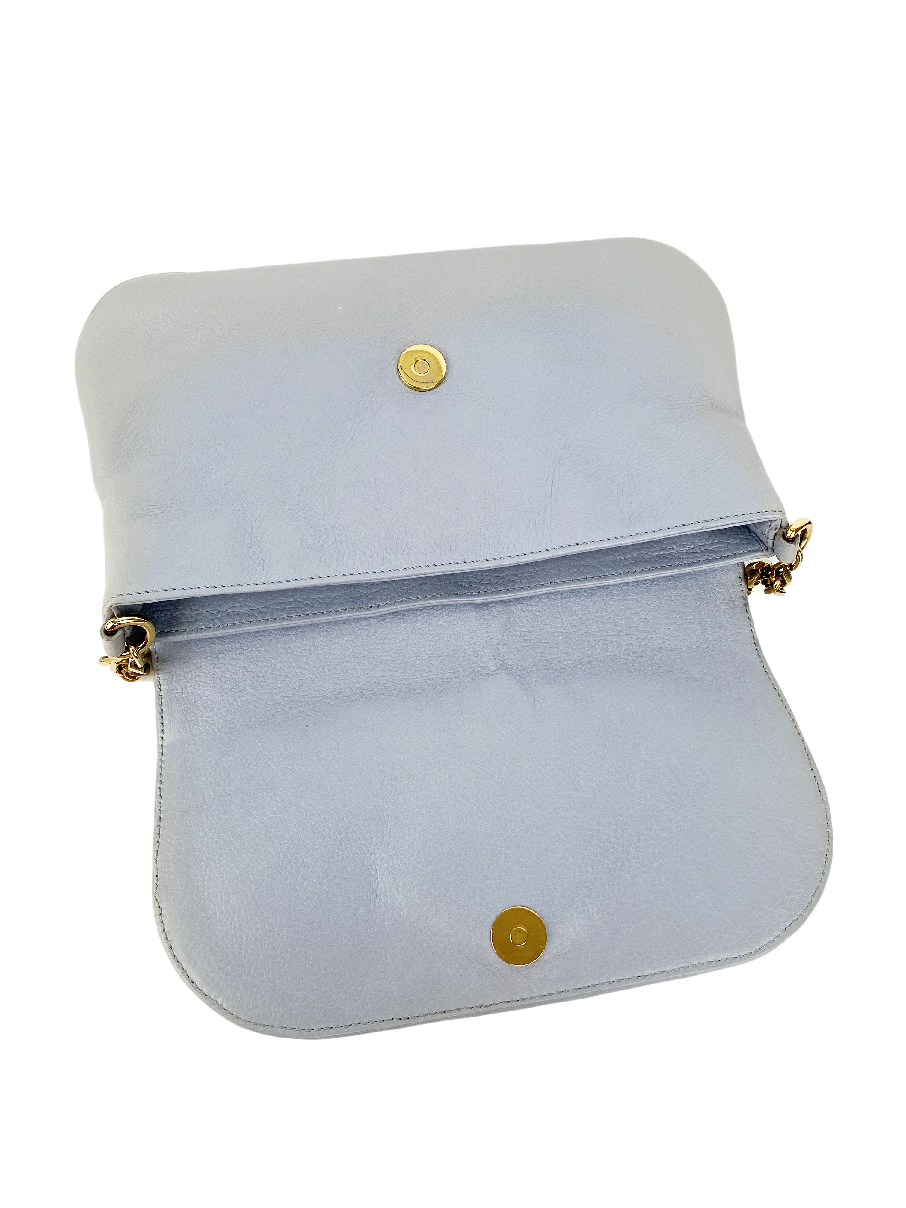 Gucci 1973 Bucharest Bag in Pale Blue - Luxury Crossbody Handbag for Women, Perfect for Parties, Travel & Everyday Use