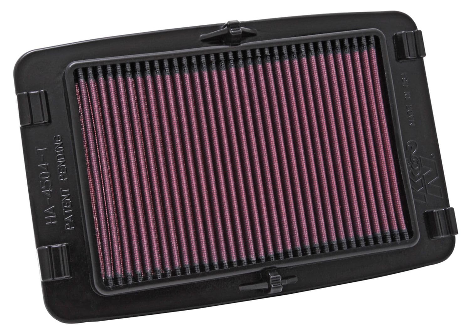 K&N HA-4506-T High Performance Replacement Air Filter for Honda - POWERLID Series - Black - Improves Engine Performance & Airflow - Perfect for Off-Roading & Racing Applications