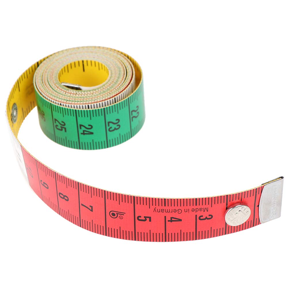 AKOAK 1.5m/60-inch Flexible Body Measuring Tape - Soft Sewing Tailor Tape Measure for Accurate Waist, Bust & Body Measurements - Perfect for DIY Sewing, Tailoring & Fitness Tracking