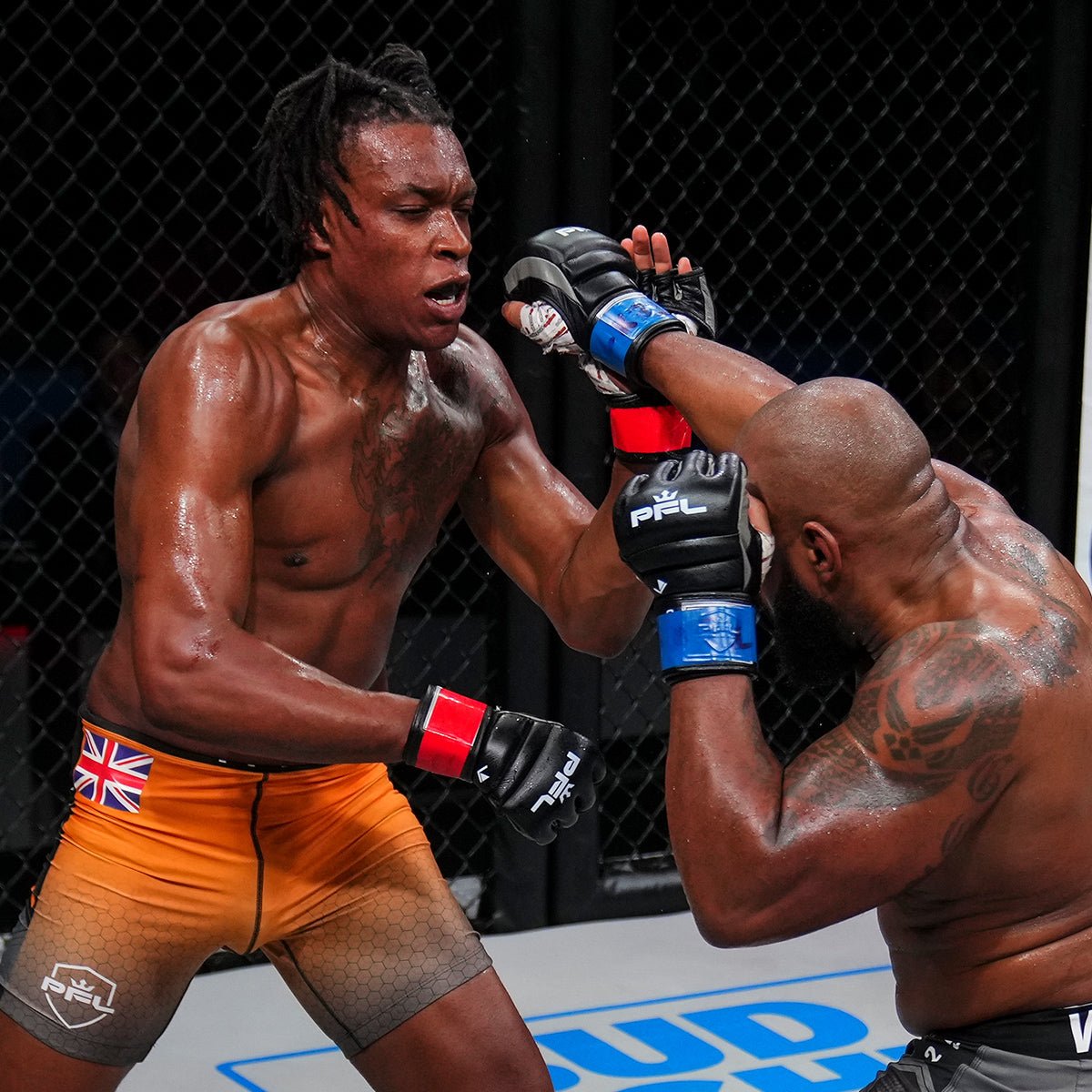 PFL Official MMA Fight Gloves - Premium Training & Competition Gloves for MMA, UFC, Muay Thai - Ideal for Sparring, Bag Work & Cage Fighting