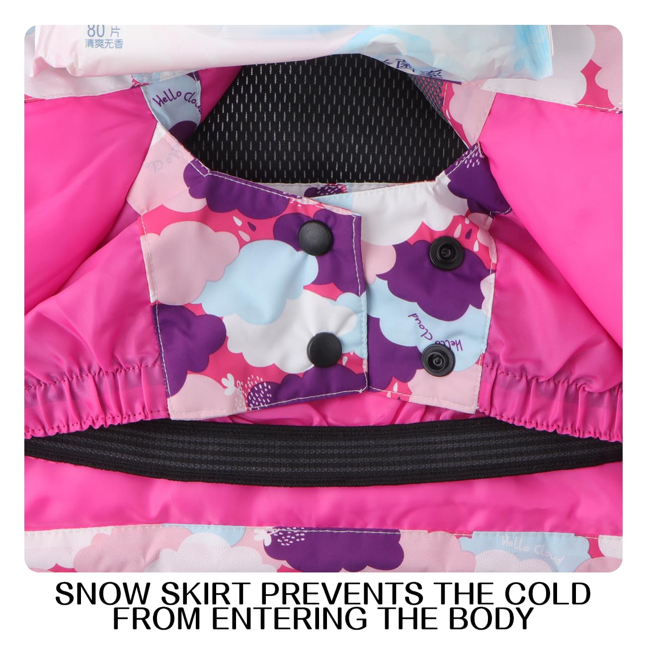 Waterproof Kids Snowsuit - Ski Jacket & Pants Set for Boys & Girls - Winter Snow Bibs & Raincoat for Outdoor Play, Skiing & Snowboarding