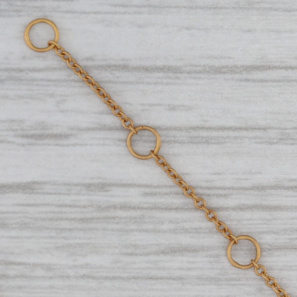 0.25ctw Diamond Hammered Pendant Necklace - 14K Yellow Gold Adjustable Cable Chain for Women - Perfect for Anniversary Gifts, Valentine's Day & Special Occasions