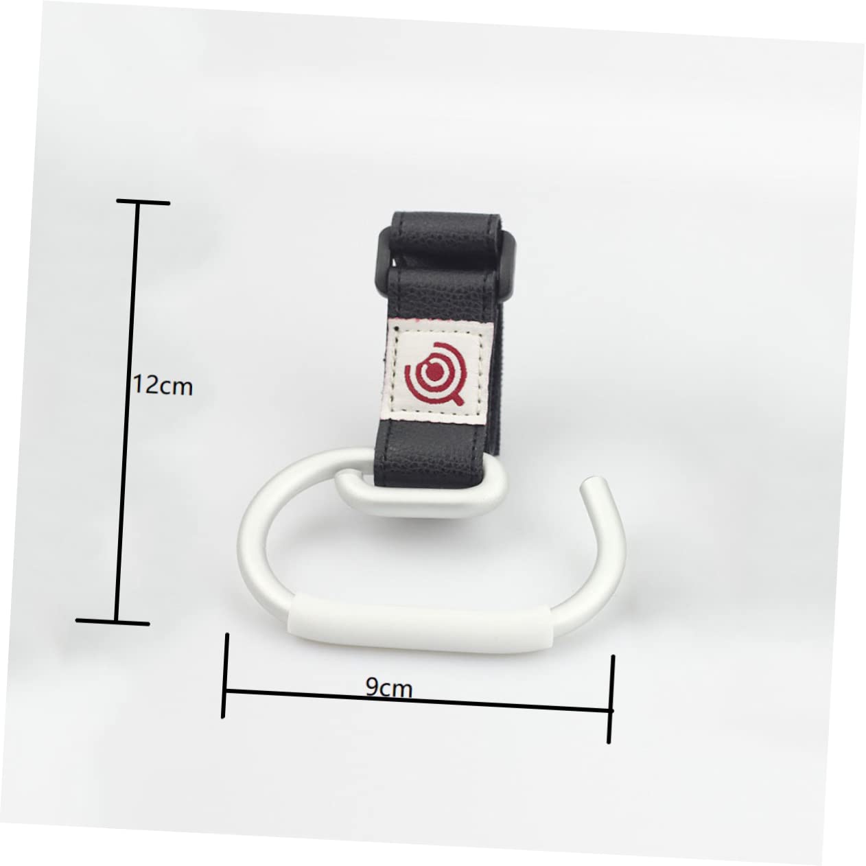 VICASKY 2-Pack Stroller Hooks - Heavy Duty Stroller Clips & Hangers for Diaper Bags, Shopping Bags - Silver Stroller Accessories for Baby Carriers & Travel (Perfect for Moms, Grocery Shopping & Outings)