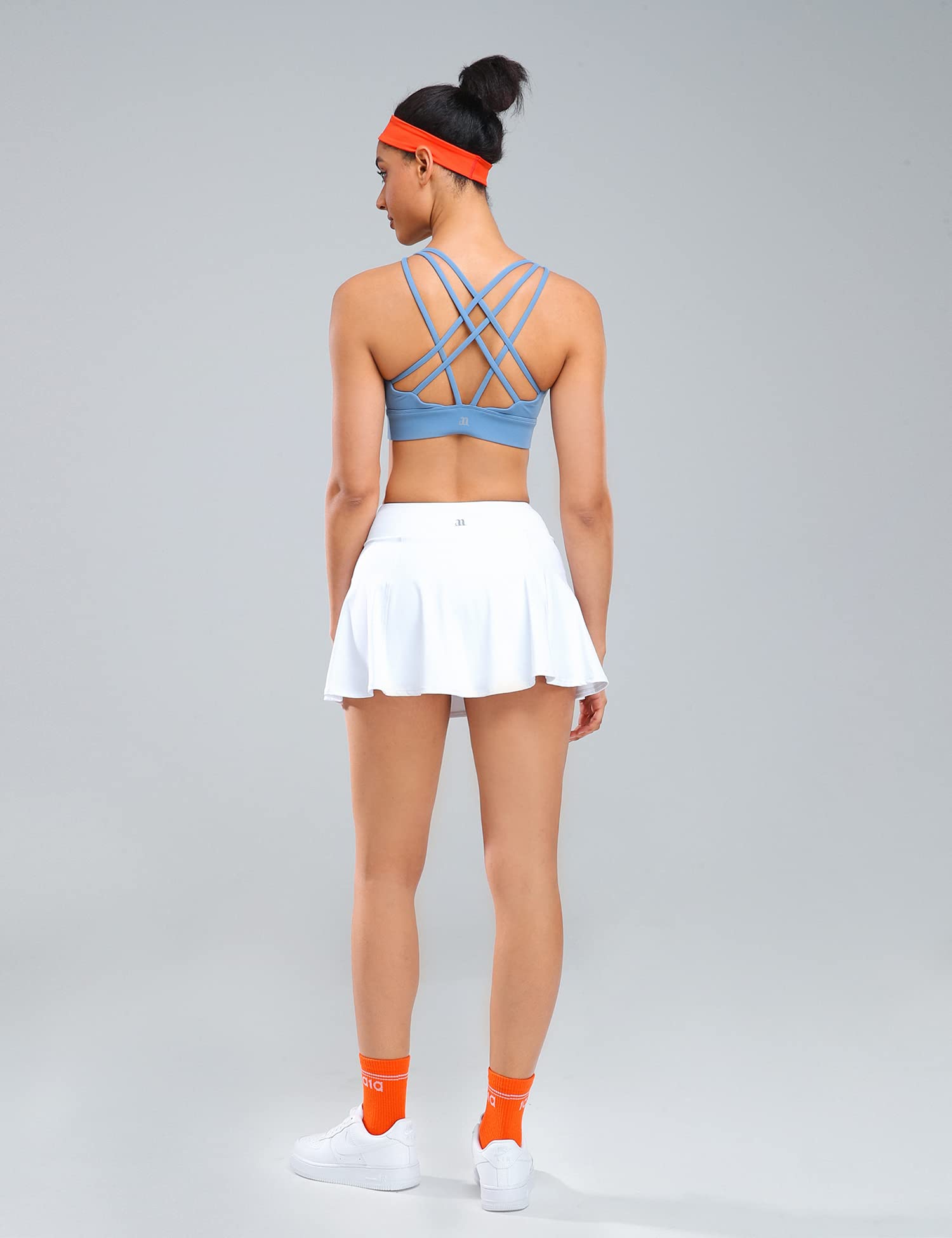 1a1a Women's High Waisted Tennis & Golf Skorts with Built-in Shorts & Pockets - Breathable Athletic Skirt for Sports, Workouts & Casual Wear