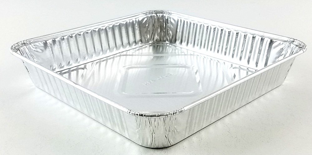 Disposable Square Aluminum Foil Cake Pans with Dome Lids - 500 Pack for Baking, Cooking & Food Storage | Handi-Foil Commercial Grade Baking Pans for Restaurants, Catering & Home Use