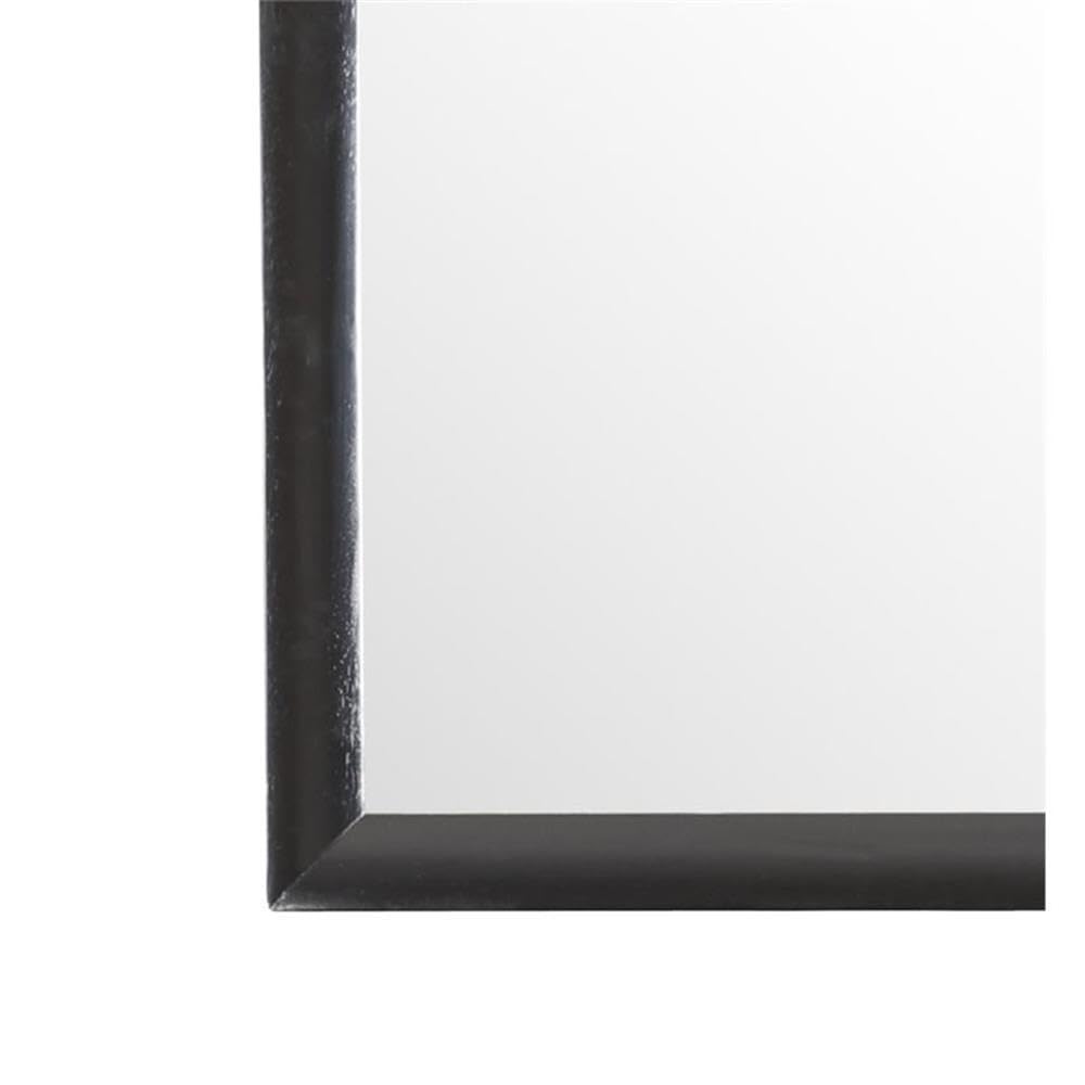 Glory Furniture G1500 Marilla Black Full-Length Mirror - Elegant Floor Mirror for Bedroom, Living Room, and Entryway Decor