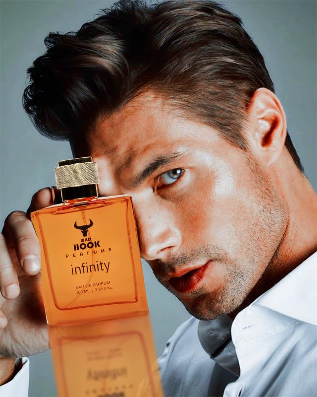 Premium Wild Hook Infinity Men's Eau De Parfum - 100ml Long-Lasting Fragrance for Day & Night Wear | Office, Date Night & Special Occasions