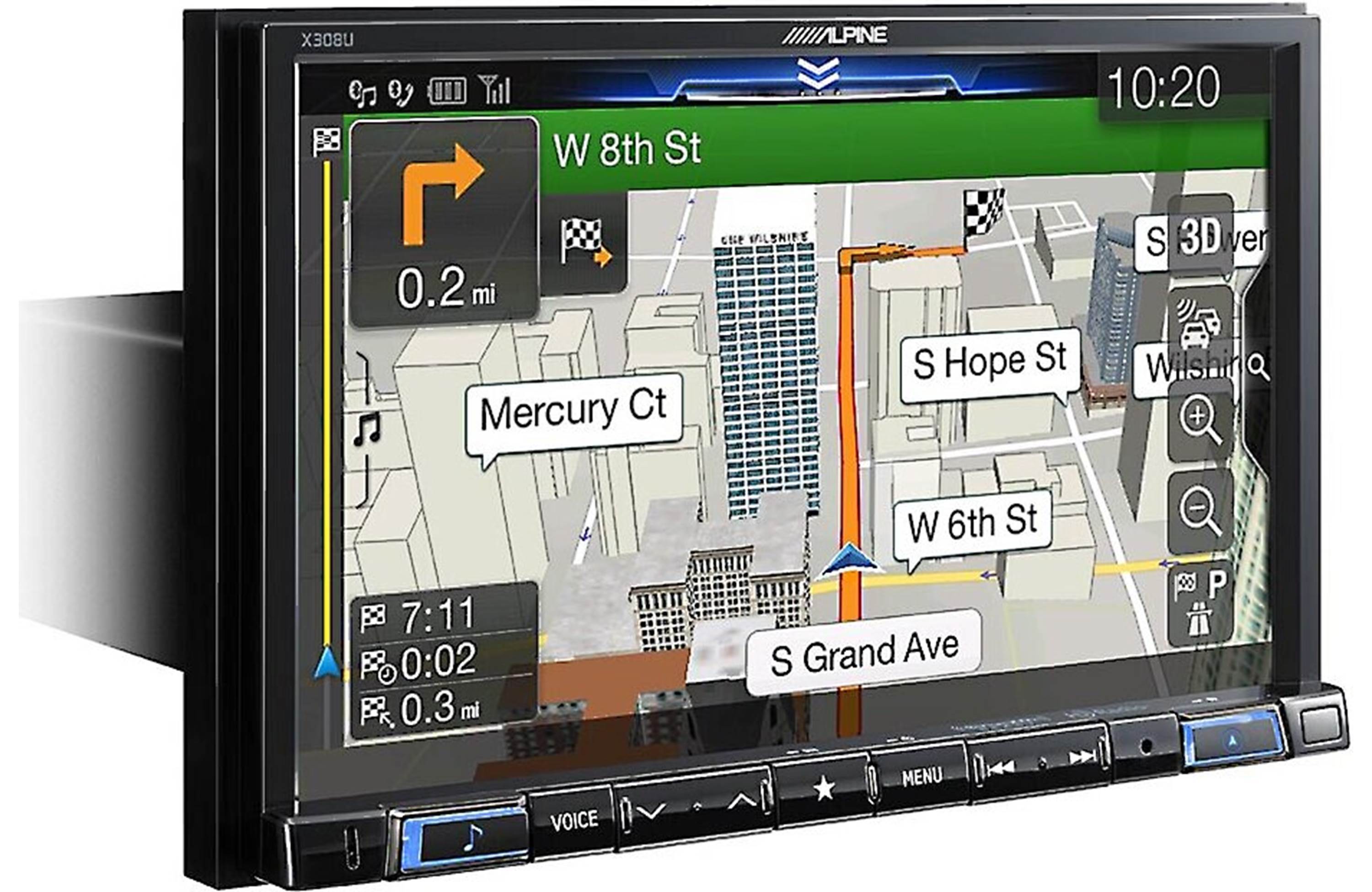 Alpine X308U 8-Inch Mech-Less Car Stereo with Apple CarPlay & Android Auto - GPS Navigation, Bluetooth, HD Radio - Perfect for Road Trips & Daily Commutes