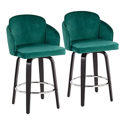 Green Velvet, Gold Metal Accent