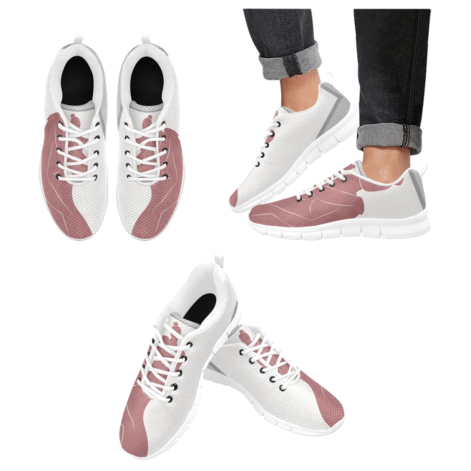 ANANGTEE Women's Slip-On Sneakers - Lightweight Breathable Walking Shoes with Arch Support, Non-Slip Sole for Casual Wear, Tennis & Daily Activities | Perfect for Workouts, Errands & Travel