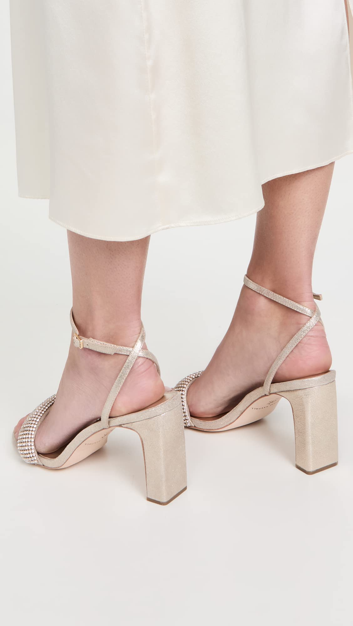 Loeffler Randall Women's High Heel Ankle Wrap Sandals - Stylish Summer Dress Shoes for Weddings, Parties & Date Nights