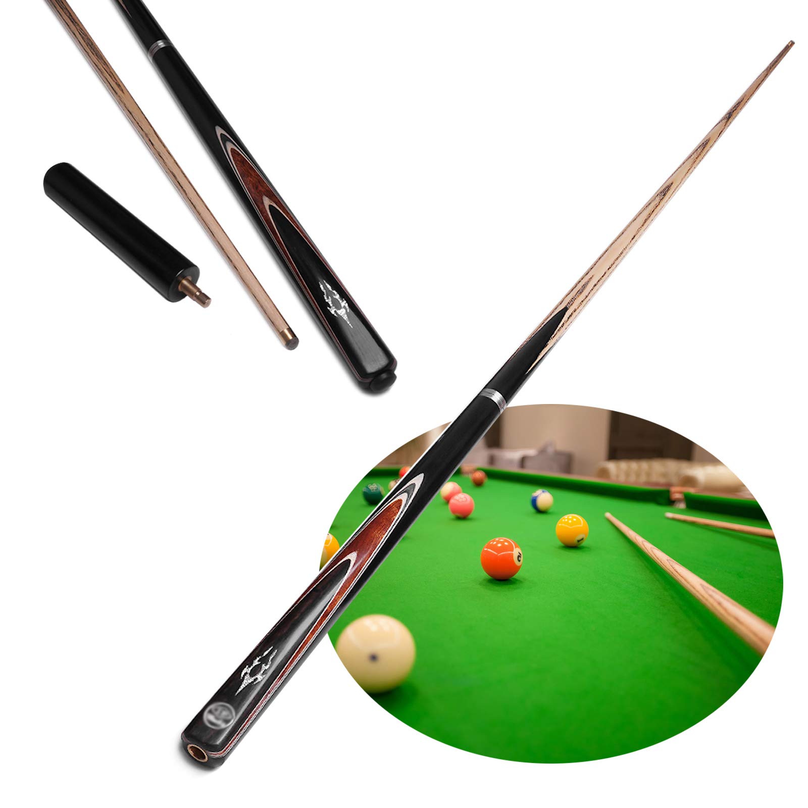 Premium Pool Cue Tips 9.5mm/10.2mm - Professional Billiard Cue Accessories for Snooker & Pool Tables | Excellent Balance, Ergonomic Design & Durable Construction | Perfect for Home Game Rooms, Bars, and Professional Tournaments