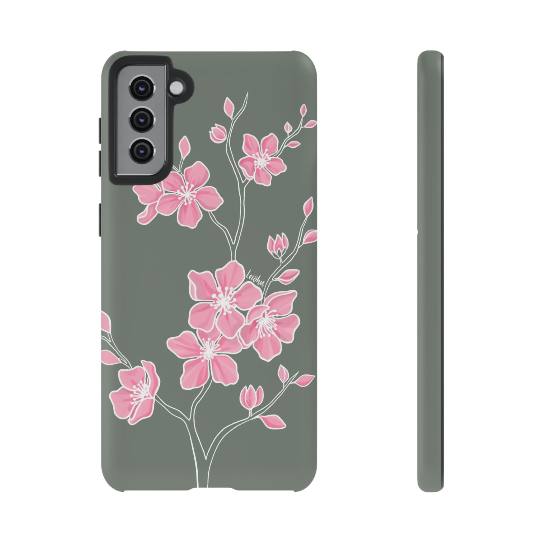 Samsung Galaxy Phone Case with Cherry Blossom Design - Stylish Protective Cover for Everyday Use, Travel & Work