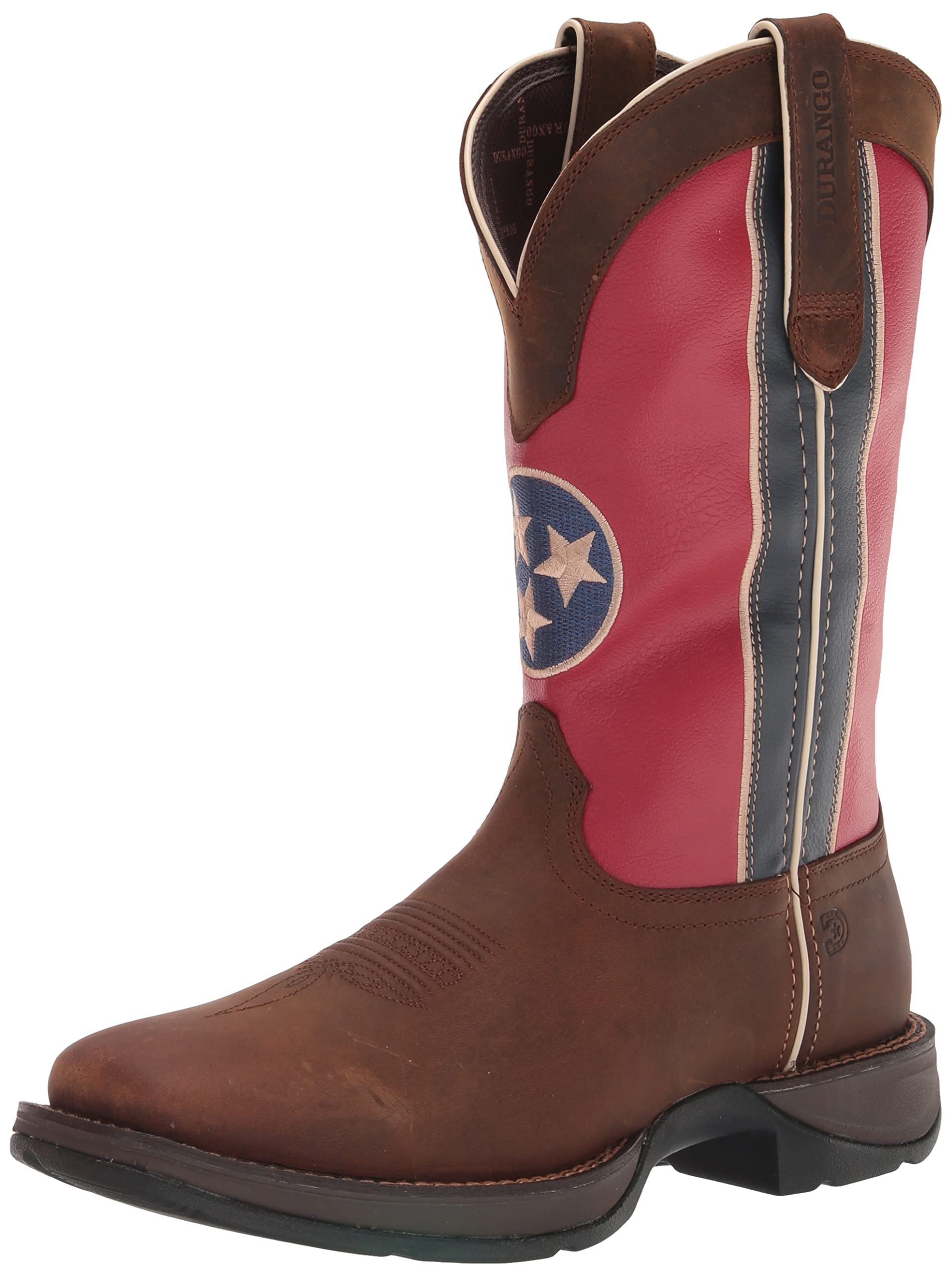 Durango Men's Rebel Western Boot - Durable Cowboy Boots for Riding & Work - Comfortable Leather Boots for Country, Ranch & Outdoor Activities