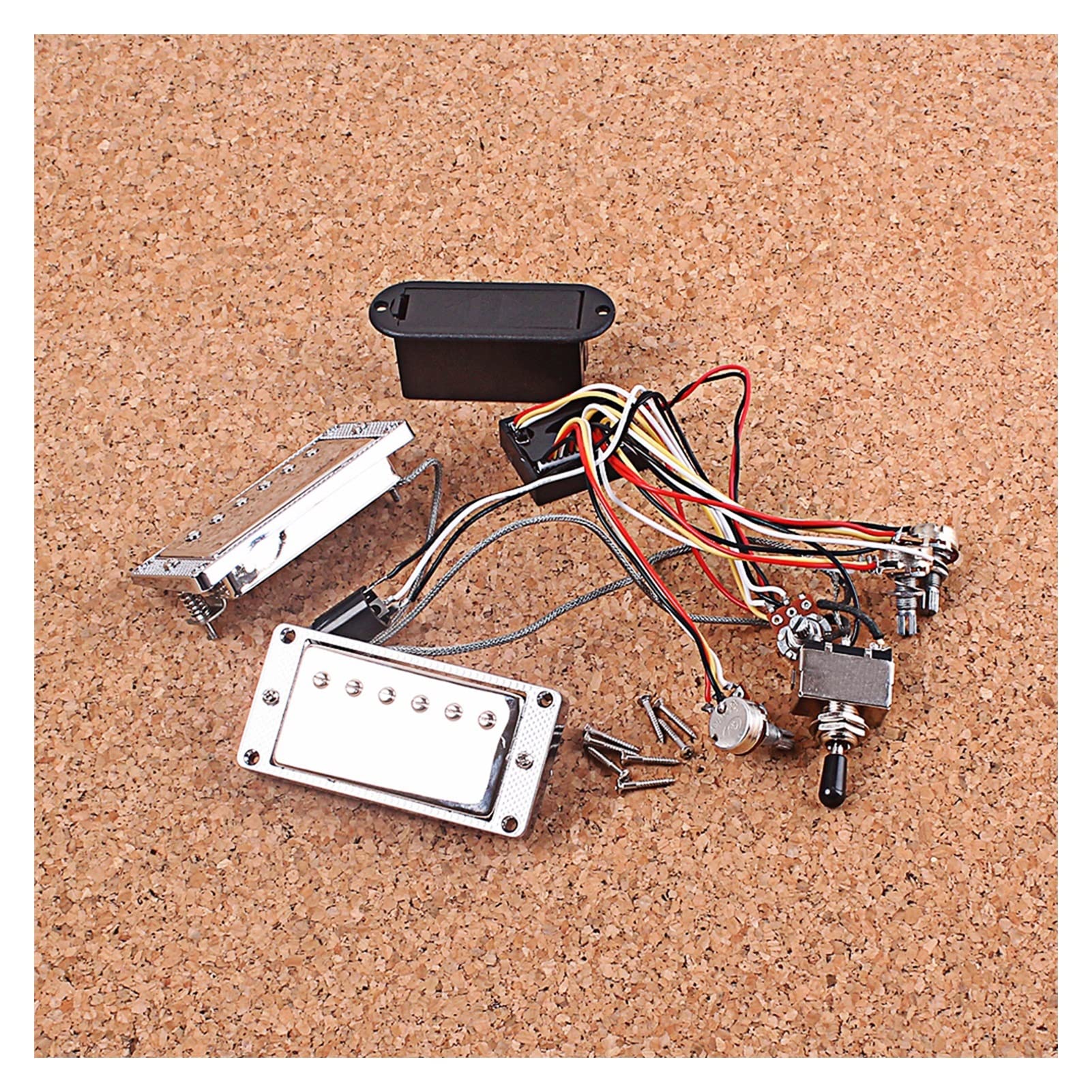 High-Quality Humbucker Guitar Pickup & Acoustic Guitar Endpin Pickup Transducer - Professional Guitar Accessories for Folk Guitar - Perfect for Live Performances & Studio Recording