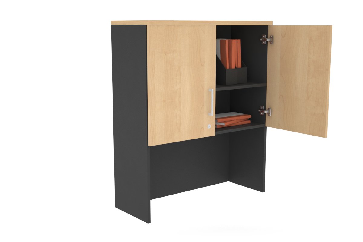 Open Hutch with Shelves and Small Doors - 31.5