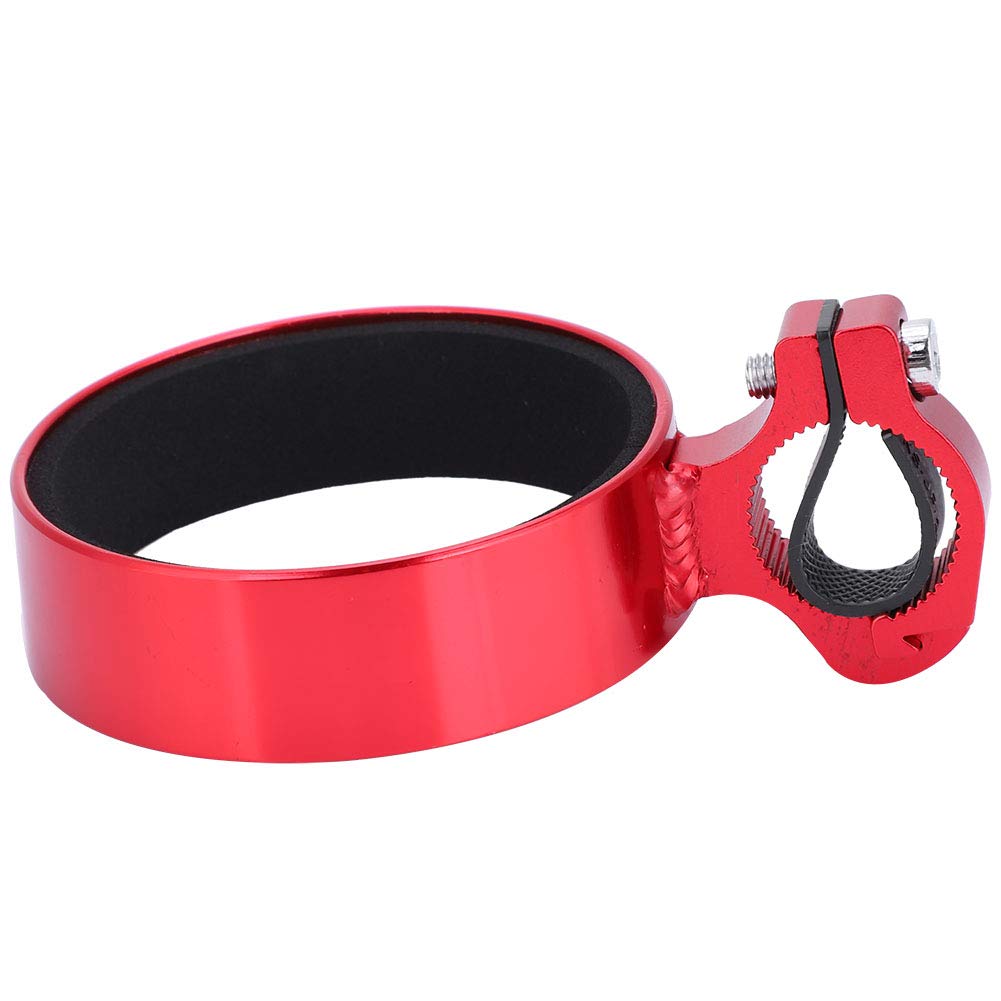 Aluminum Alloy Bike Handlebar Cup Holder - Universal Bicycle Water Bottle & Coffee Cup Mount Clamp - Durable Cycling Accessory for Road Bikes, Mountain Bikes & Commuting