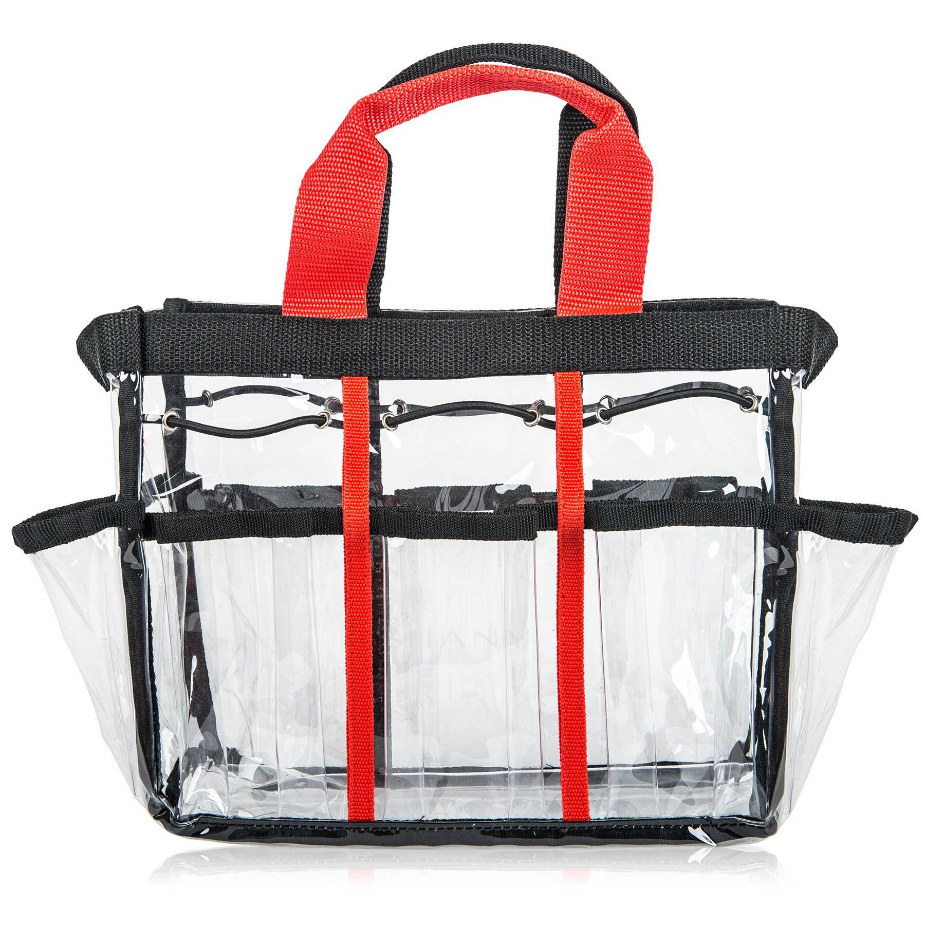 Clear Travel Makeup Bag - Waterproof Cosmetic Organizer with Multiple Pockets for Toiletries, Makeup Brushes & Skincare (Perfect for Vacation, Gym & Daily Use)