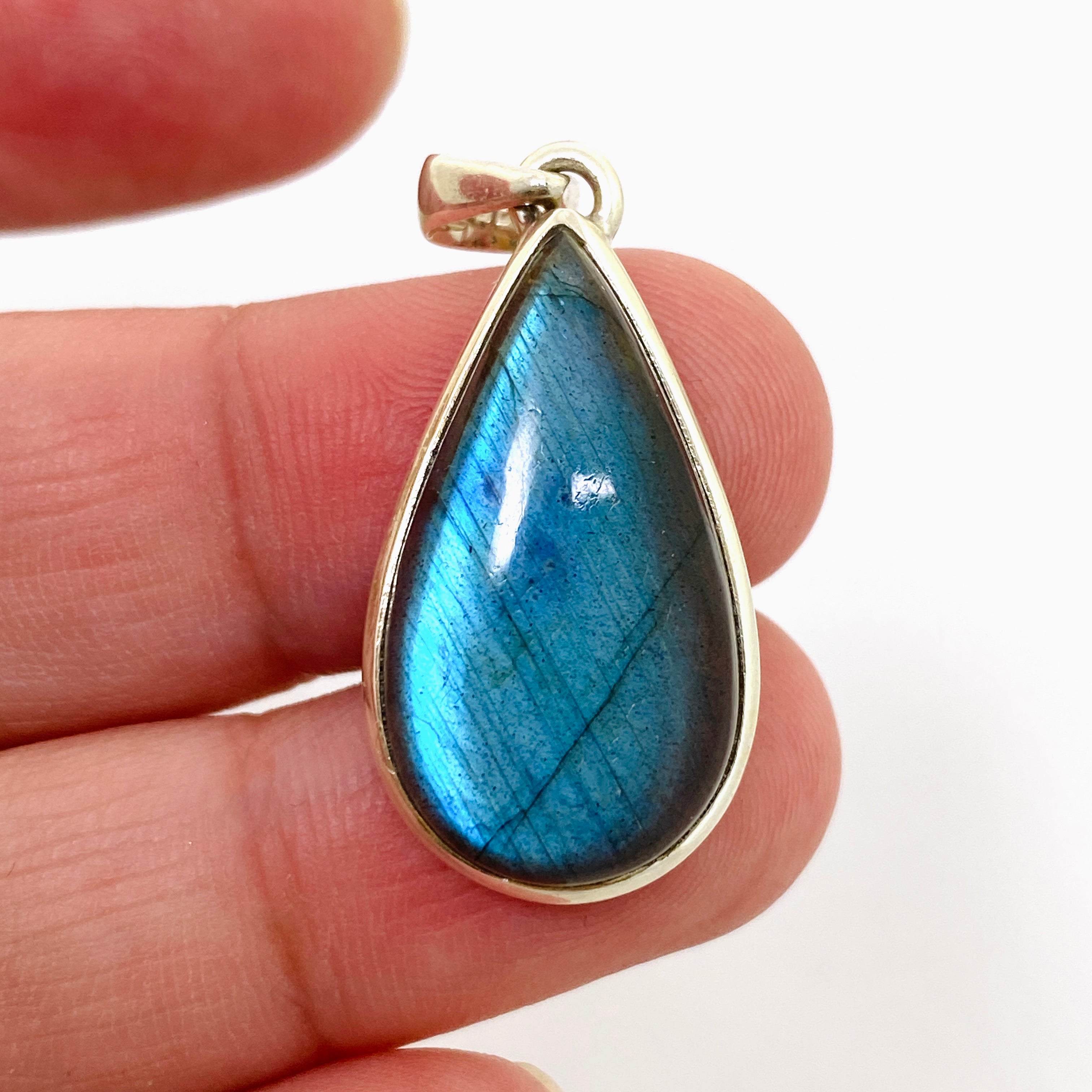 Natural Labradorite Teardrop Cabochon Pendant - Handmade Gemstone Jewelry PPGJ1051 for Women, Gift for Her, Spiritual Healing & Energy Protection | Perfect for Meditation, Yoga & Everyday Wear