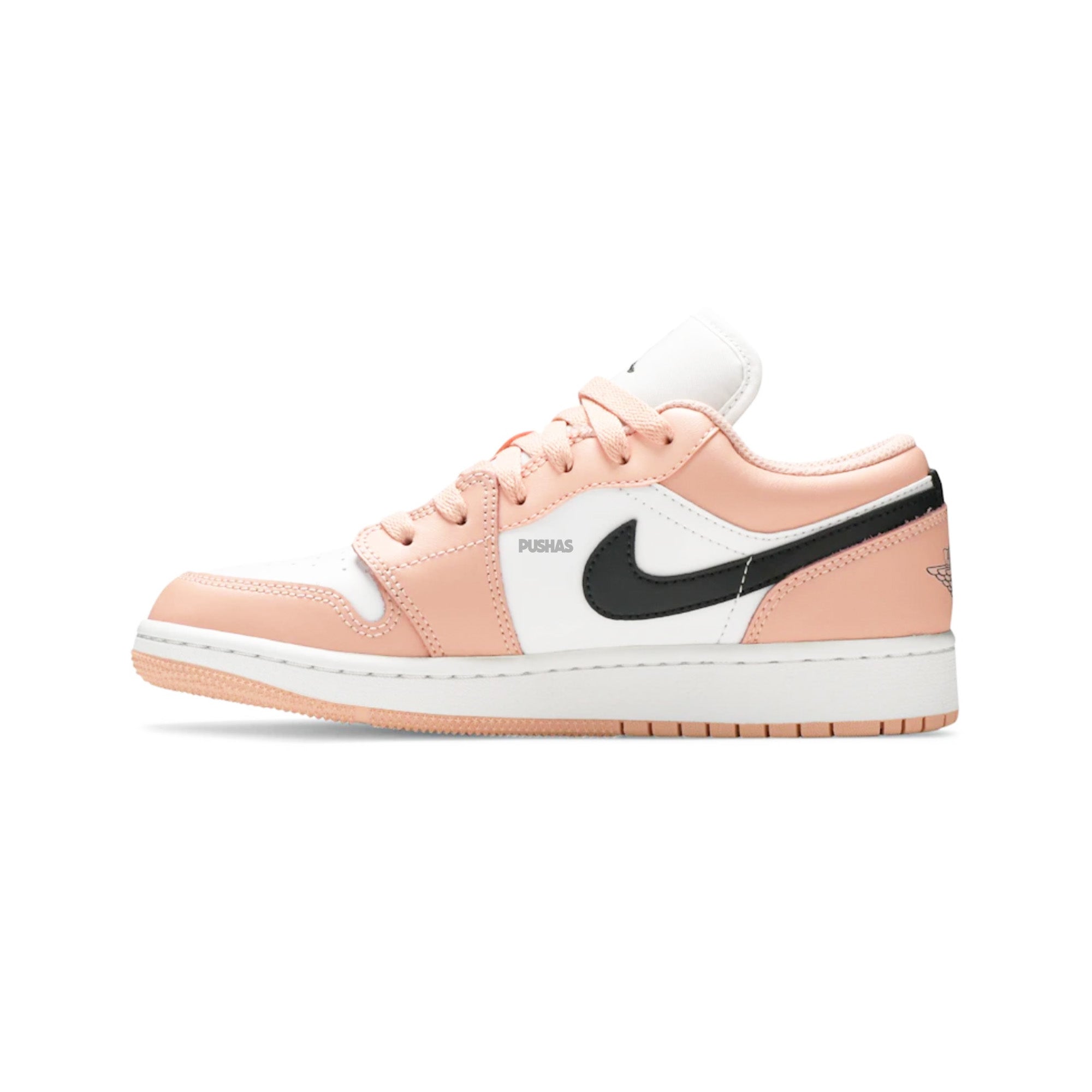 Air Jordan 1 Low 'Light Arctic Orange Pink' GS Sneakers - Girls' Basketball Shoes for Casual Wear & Street Style Fashion