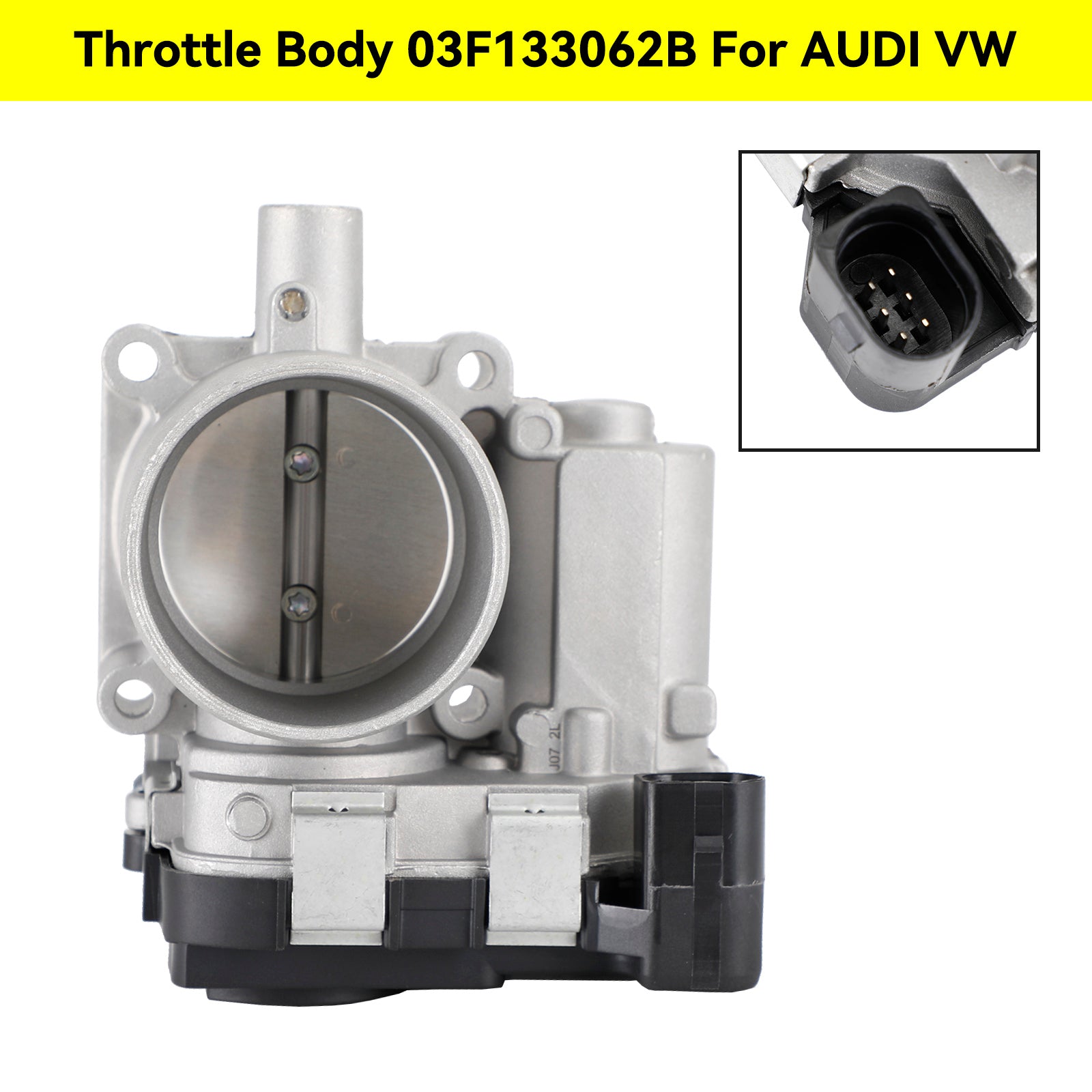 03F133062B 03F133062 Throttle Body Replacement for 1.2L & 1.4L TSI Engines (CBZB CBZA) - Compatible with VW Golf Jetta Passat Tiguan - Improve Engine Performance & Fuel Efficiency