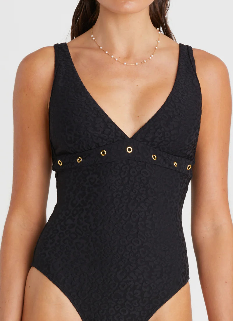 Panther Coco One Piece Swimsuit for Women - Sexy High Waisted Bathing Suit with Tummy Control - Perfect for Beach, Pool, Vacation & Summer Outfits