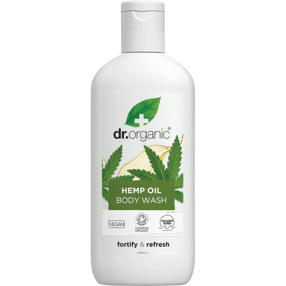 Organic Hemp Oil Body Wash by Dr Organic - Hydrating & Nourishing for Dry Skin - Perfect for Daily Shower & Spa Relaxation at Home