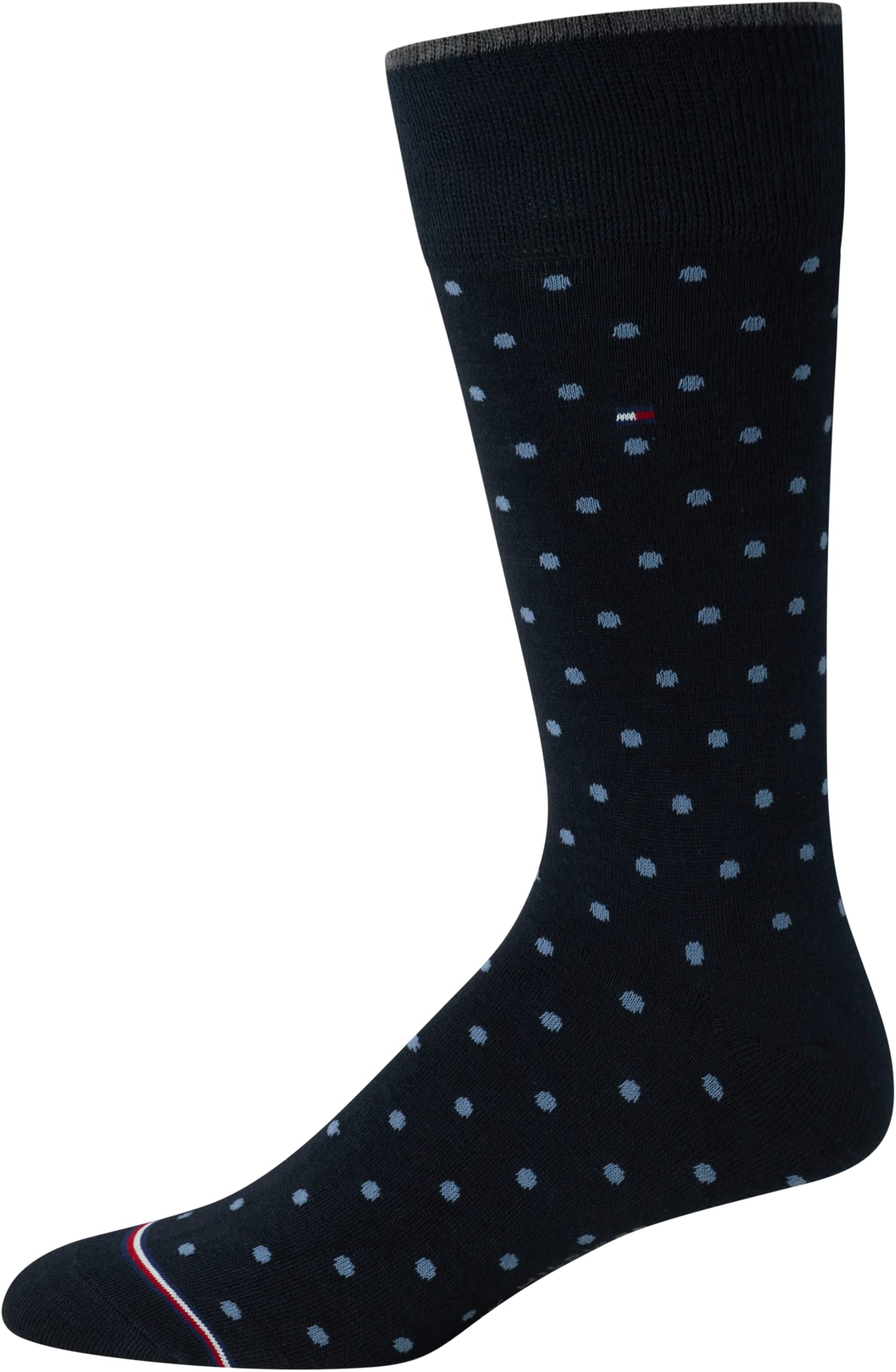Tommy Hilfiger Men's Dress Socks 5-Pack - Lightweight Comfortable Crew Socks with Reinforced Heel for Business & Formal Wear (Size 7-12) - Perfect for Office, Weddings & Special Occasions