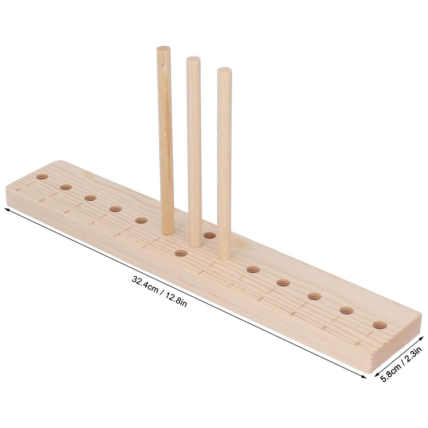 PEAKTREND Oak Bow Maker Tool - 3 Long Stick Lightweight Portable DIY Ribbon Bow Maker for Wreaths, Hair Bows, Gift Wrapping & Crafting | Perfect for Weddings, Parties & Home Decor