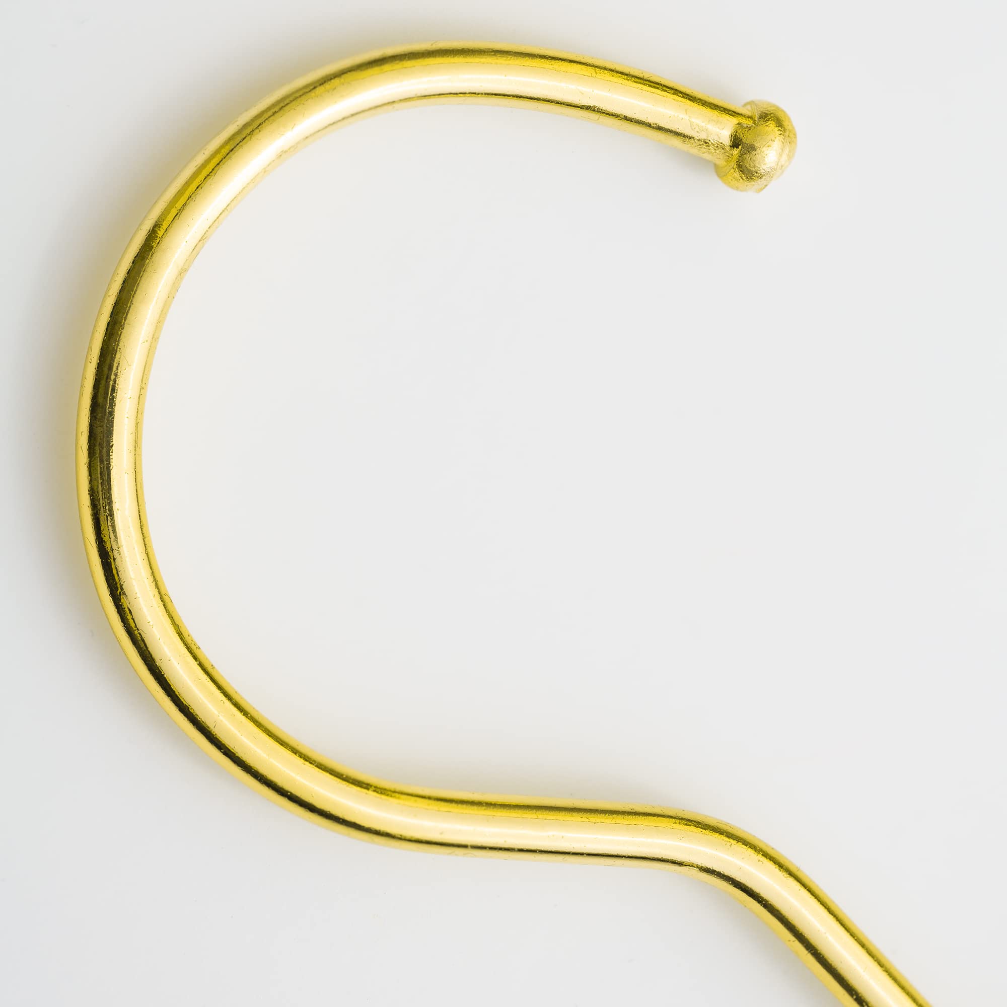 Premium Clear Acrylic Clothes Hangers with Gold Hooks - 17