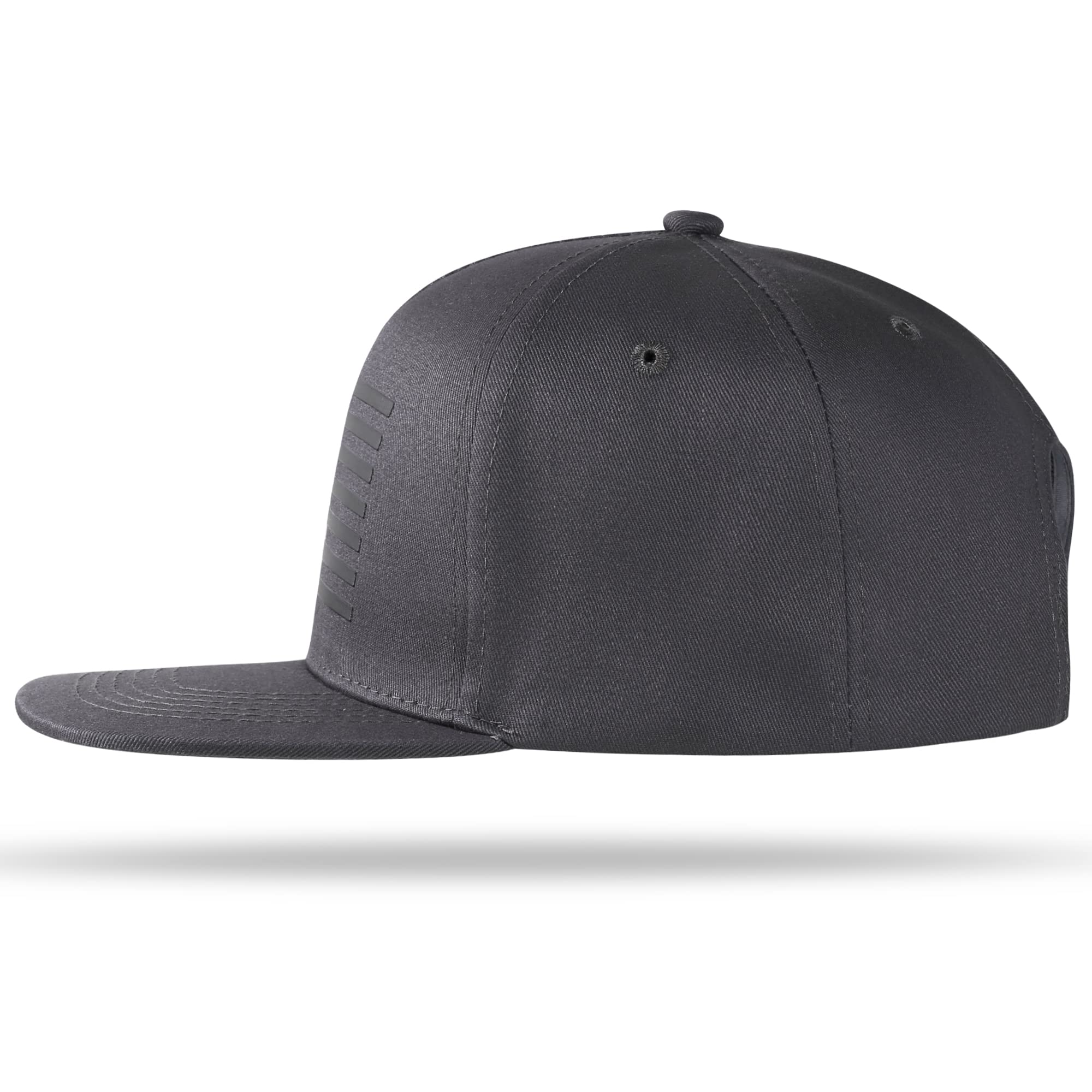 American Flag Snapback Trucker Hat for Men & Women - Adjustable, Breathable Mesh Baseball Cap with Flat Bill - Perfect for Outdoor Sports, Casual Wear & Patriotic Events