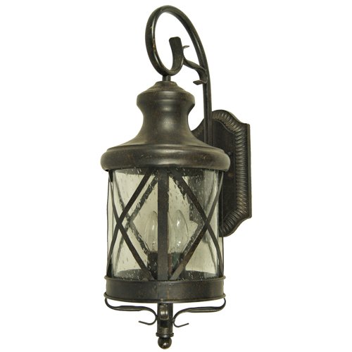 AA Warehousing Tayson 4-Light Outdoor Wall Sconce - Oil Rubbed Bronze Finish Exterior Lighting for Porch, Patio, Garage & Entryway