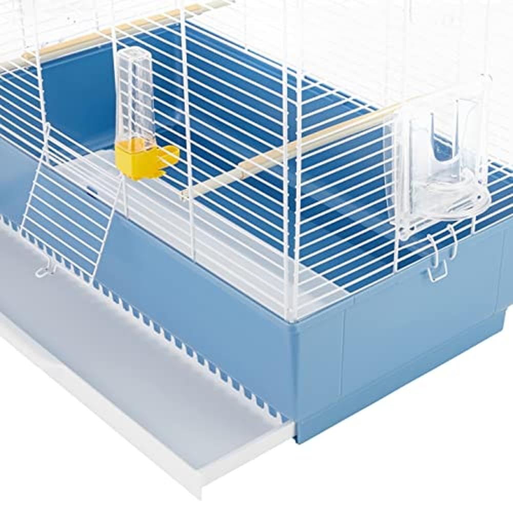 Ferplast Bird Cage for Canaries - 59 x 33 x 55 cm with Accessories | Spacious Piano 4 Design for Small Birds | Perfect for Home, Office or Aviary Use