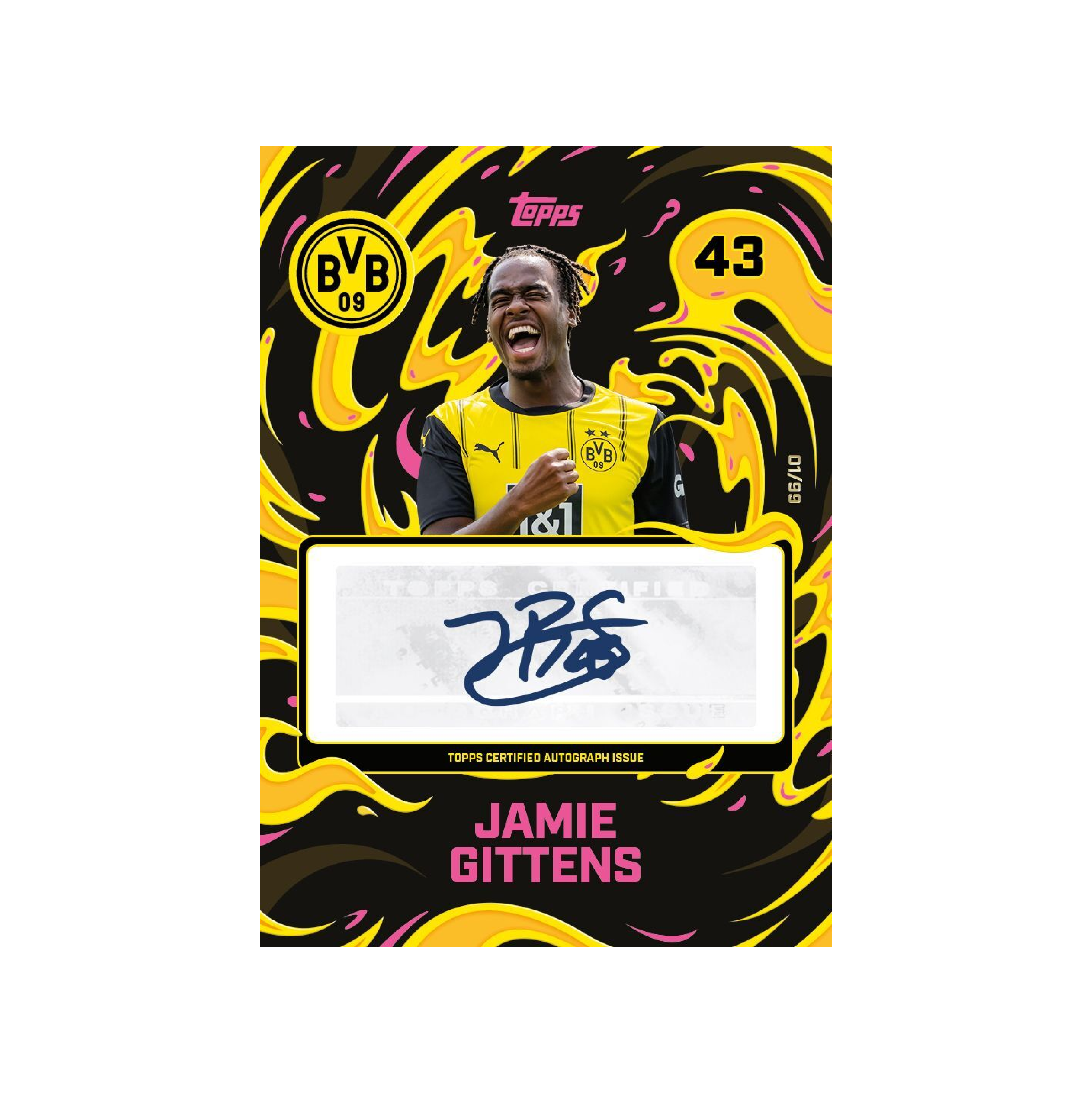 Official Topps Borussia Dortmund BVB 2024/25 Team Set Box - Soccer Trading Cards Collection for Fans & Collectors - Perfect for Gifts, Display, and Fantasy League Enthusiasts