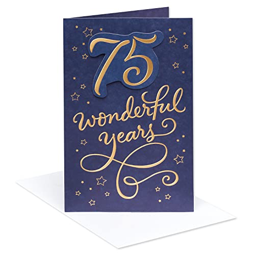 75th Birthday Lettering