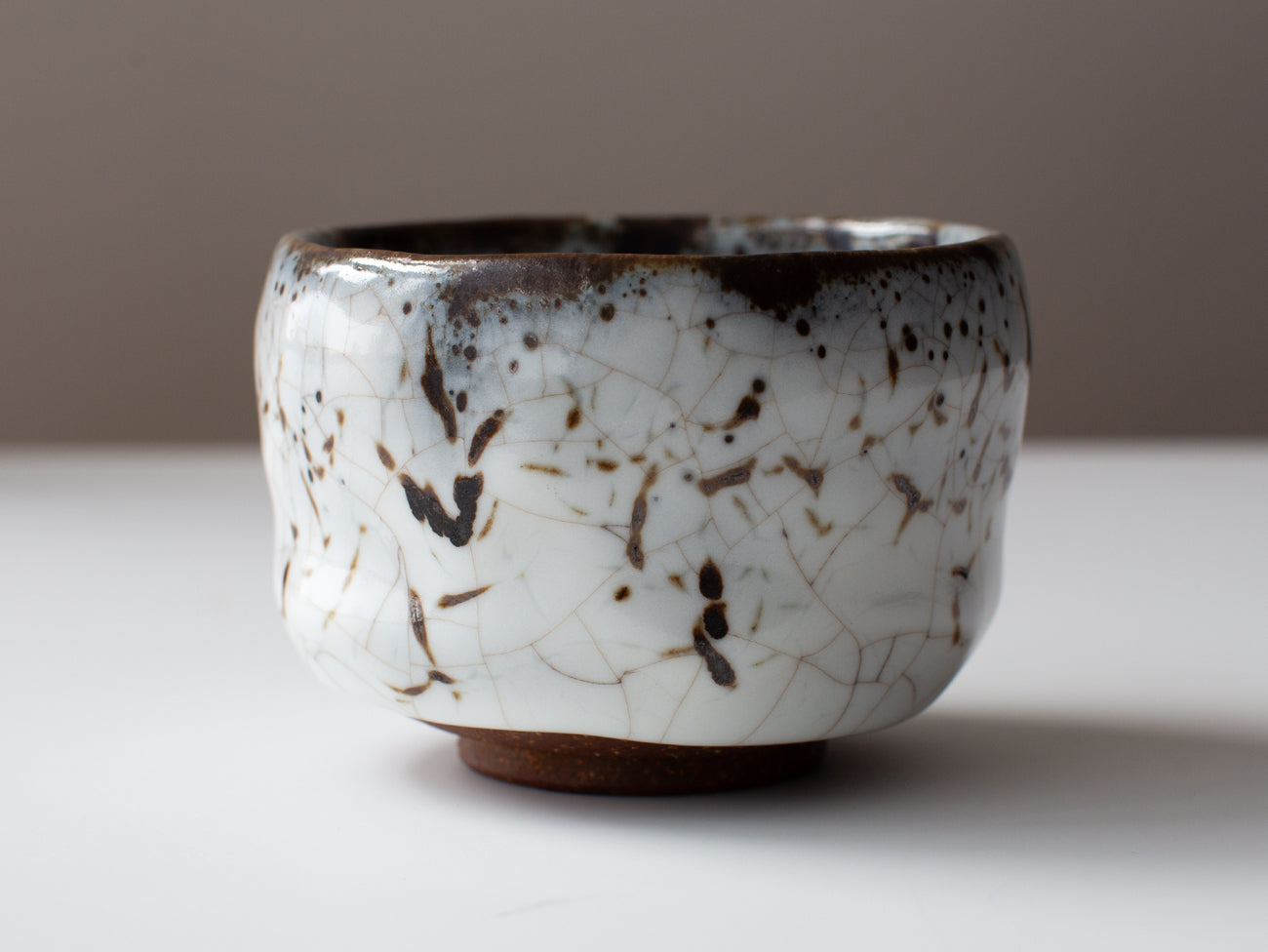 Handmade Japanese Cuneiform Chawan Tea Bowl - Authentic Matcha Ceremony Cup for Traditional Tea Drinking & Zen Meditation
