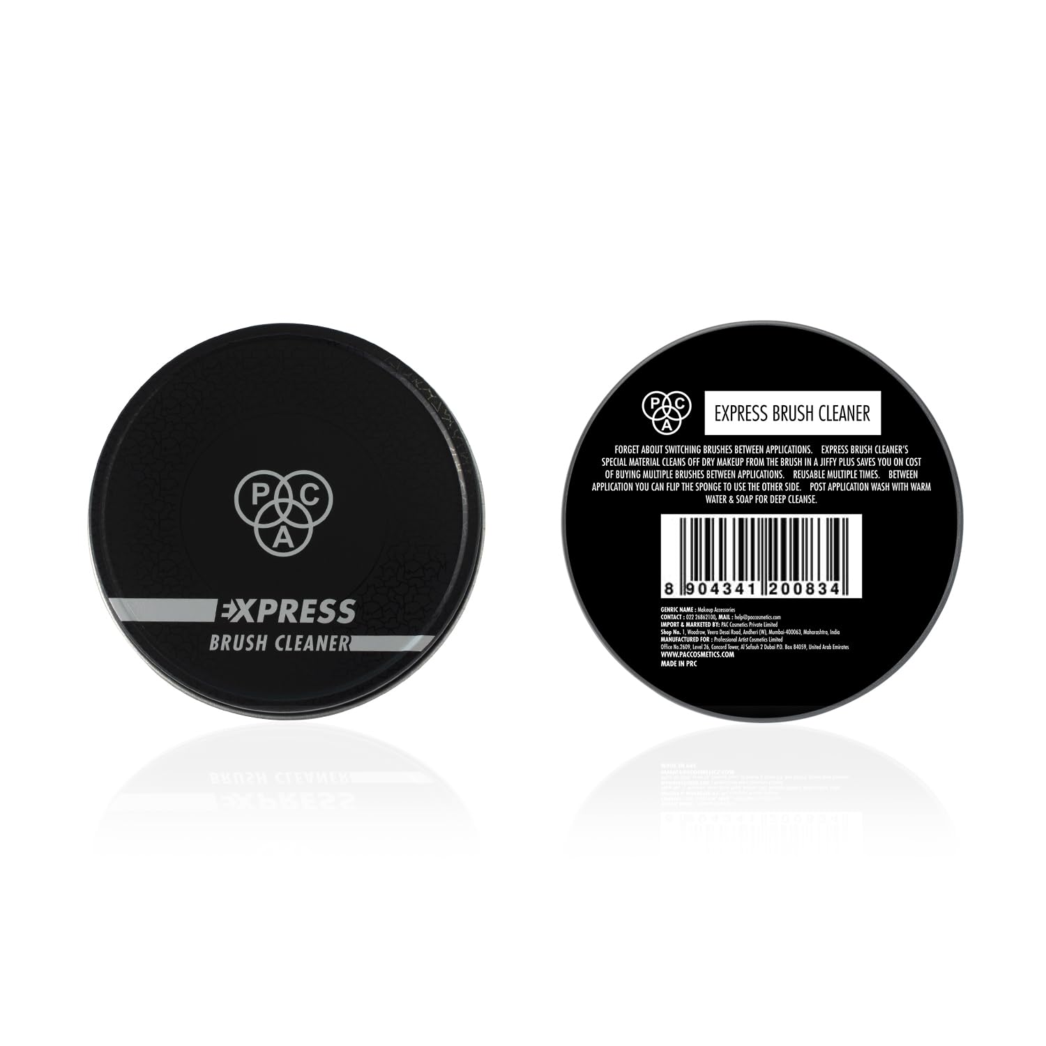 PAC Express Brush Cleaner - Fast & Effective Makeup Brush Cleaner for Professional & Home Use | Perfect for Daily Cleaning & Deep Sanitizing of Cosmetic Brushes