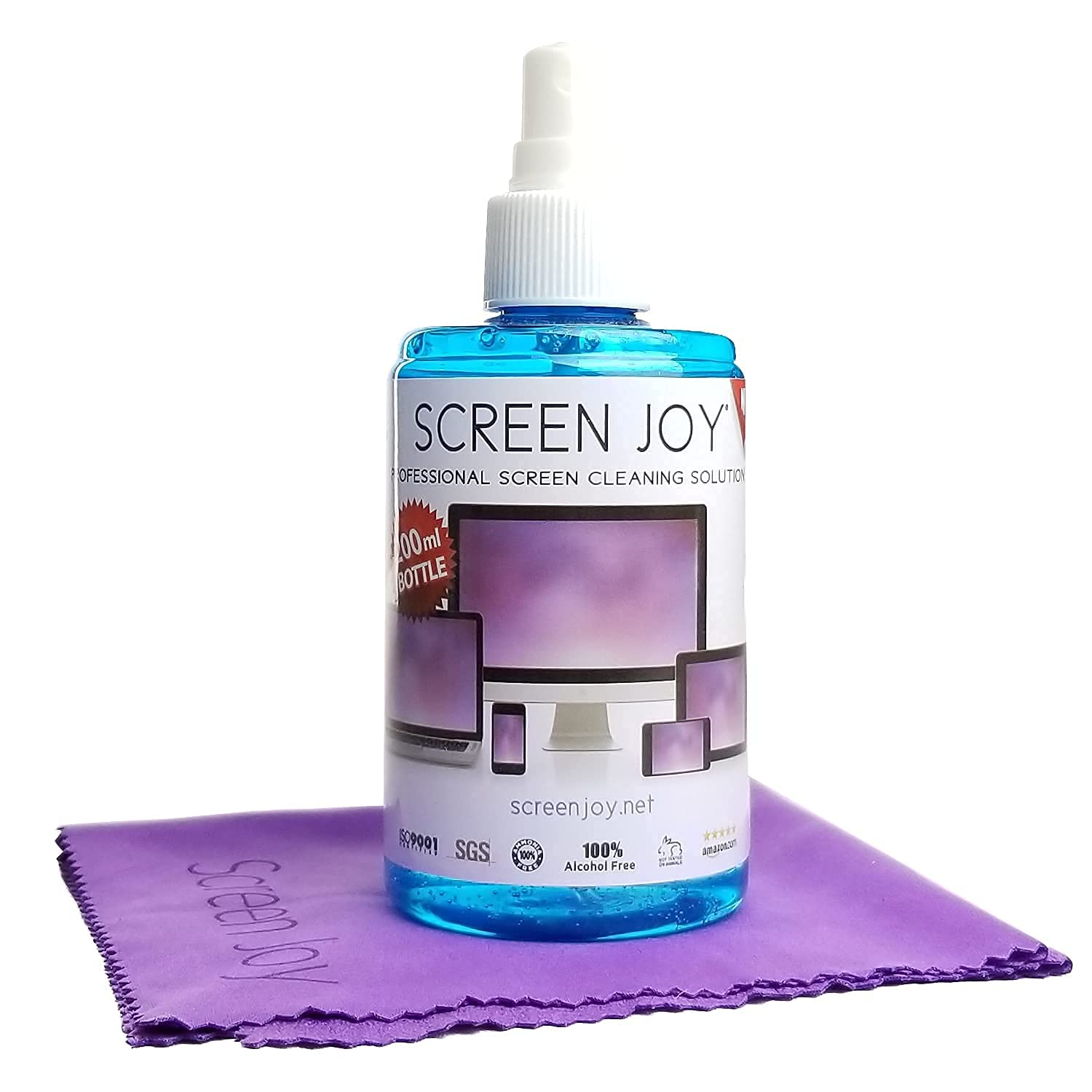 Premium Microfiber Screen Cleaner Cloth for Laptops, TVs, Tablets & Smartphones - Safe Cleaning Kit for LCD LED Monitors, iPads, Phones & Electronics - Perfect for Home, Office & Travel Use