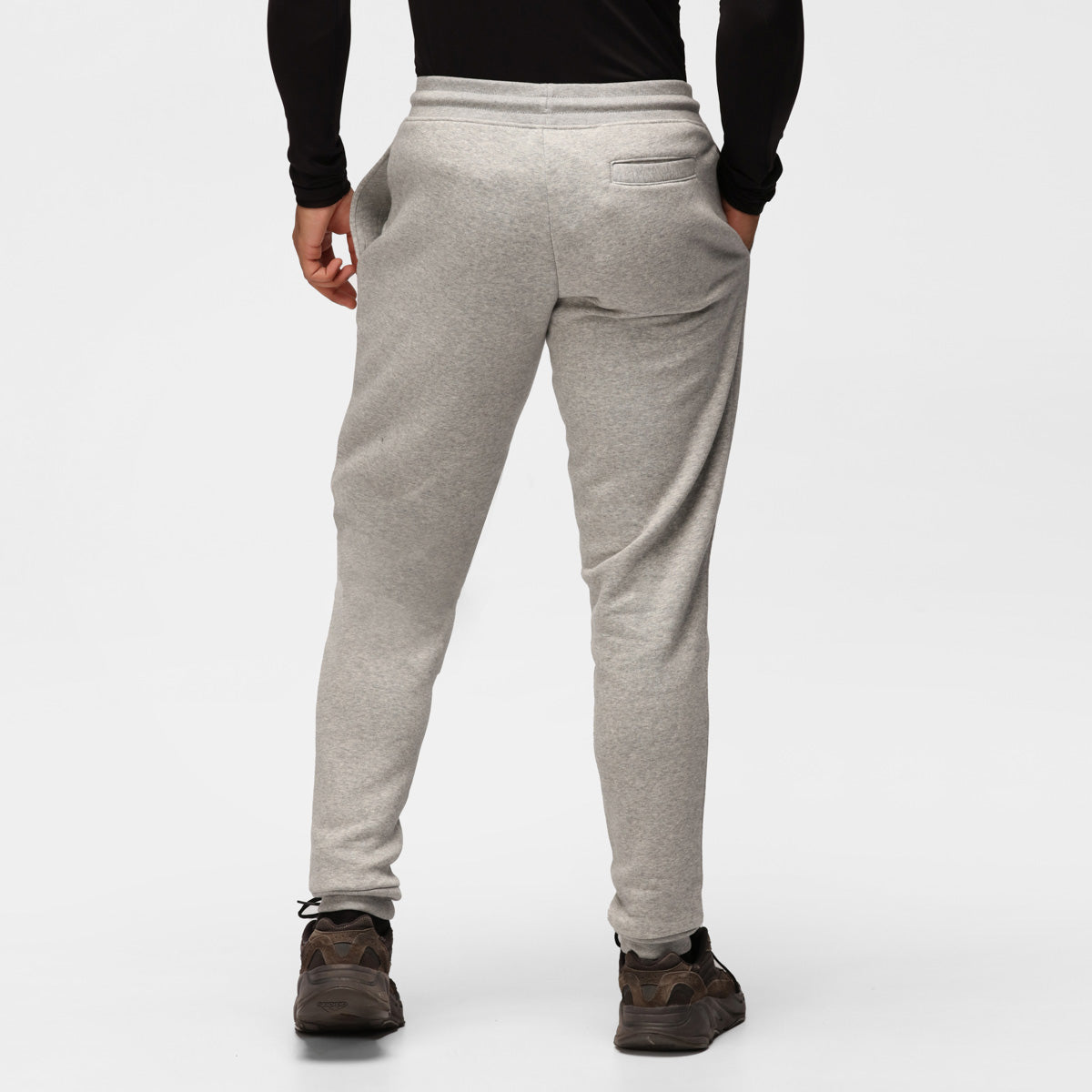 Premium TKB Men's Grey Organic Cotton Joggers - Comfortable Lounge Pants for Home, Gym & Casual Wear
