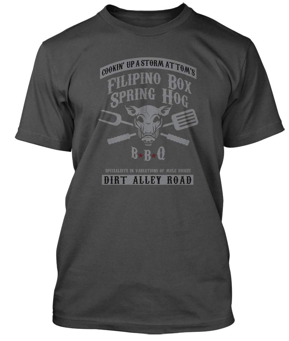 Tom Waits Inspired Filipino Box Spring Hog Men's Graphic T-Shirt - Vintage Rock Music Tee for Concerts & Casual Wear