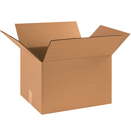 15 Pack Heavy-Duty 16x14x10 Inch Double Wall Corrugated Cardboard Boxes - Kraft Brown Shipping Boxes for Moving, Packing & Storage | Perfect for Home Relocation, Office Supplies & Ecommerce Shipping