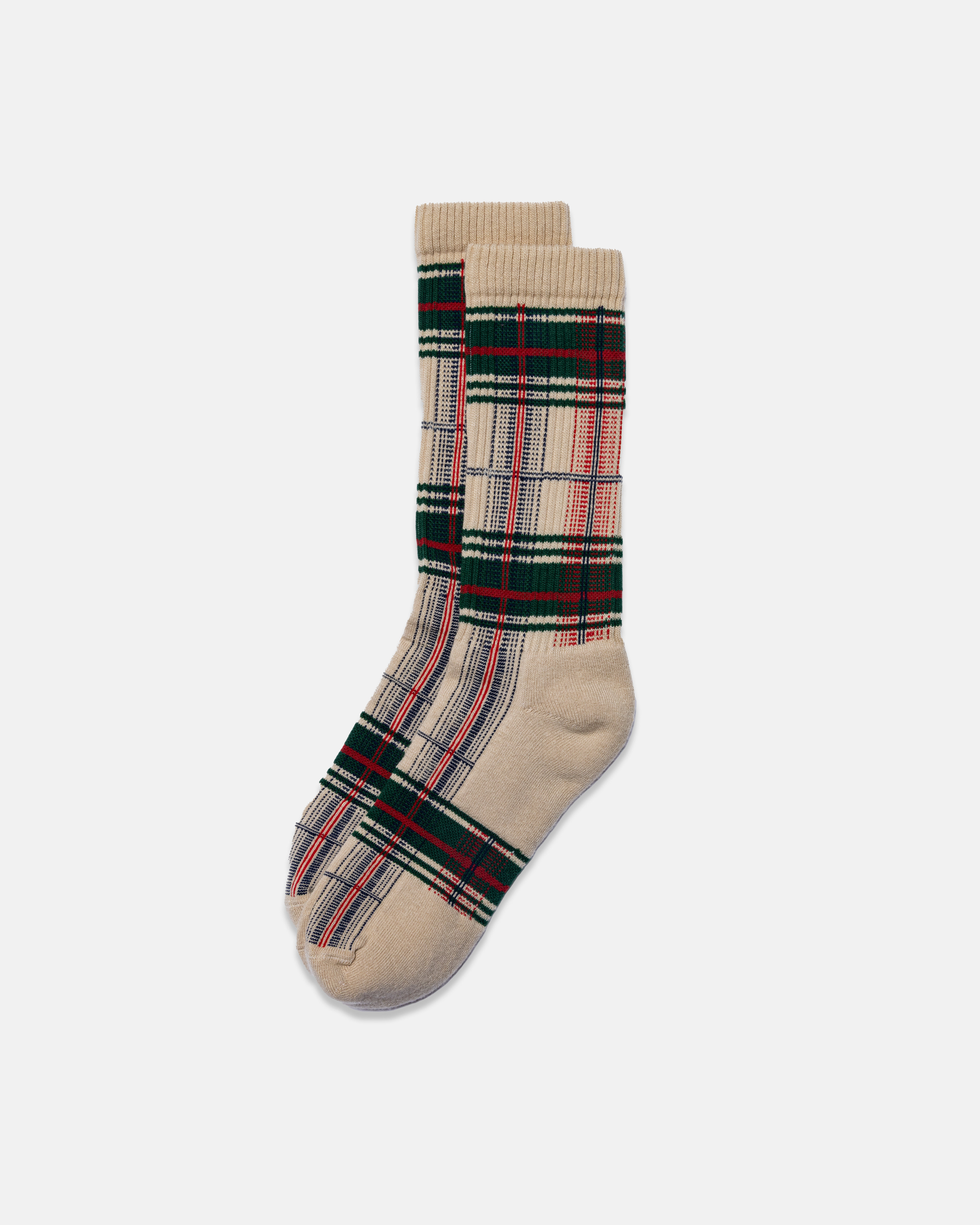 J. PRESS x AMERICAN TRENCH McCallister Plaid Cotton Socks for Men - Classic Preppy Style Casual & Dress Socks - Perfect for Office, Business, and Everyday Wear