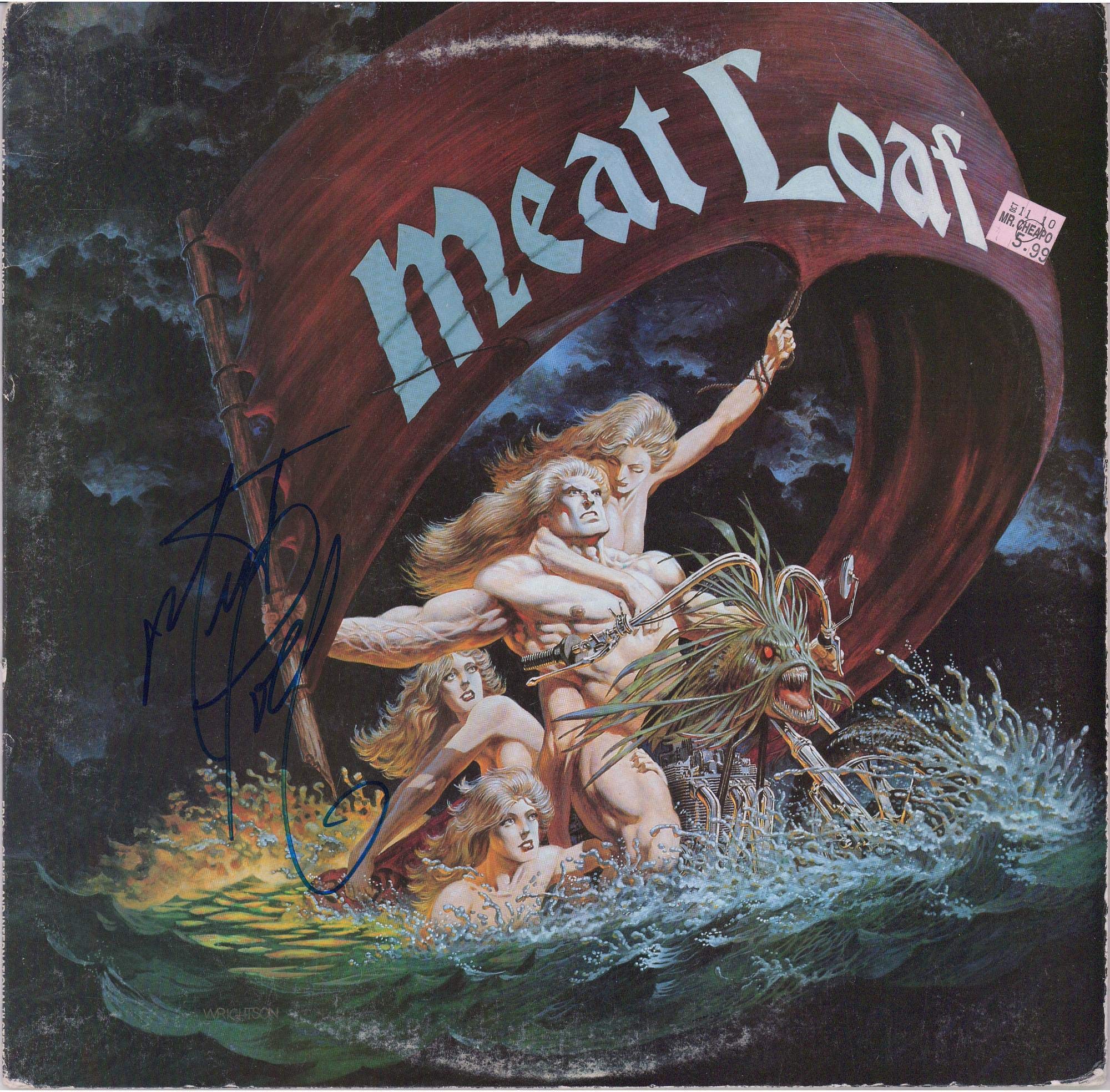 Meat Loaf Autographed Dead Ringer Album Cover - PSA/DNA COA Certified - Limited Edition Music Memorabilia for Collectors & Rock Fans - Perfect for Display in Music Rooms, Man Caves & Collections