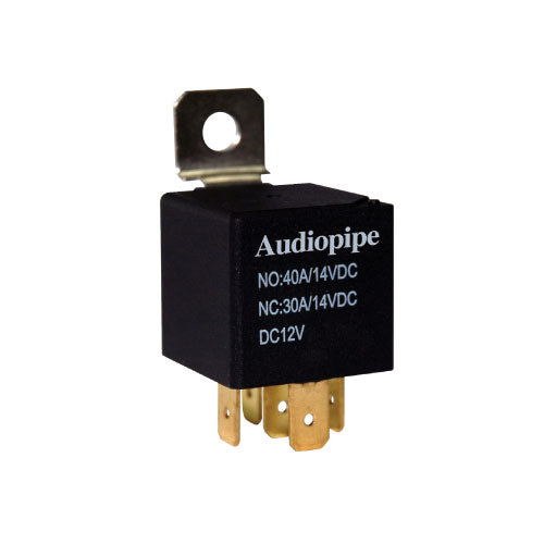 40 Amp Relay - Heavy Duty 12V/24V DC High Current Automotive Relay for Car, Truck, Boat & Industrial Use - Waterproof SPST 40 AMP Relay with 5-Pin Harness - Perfect for Headlights, Winches, Cooling Fans & Electrical Systems