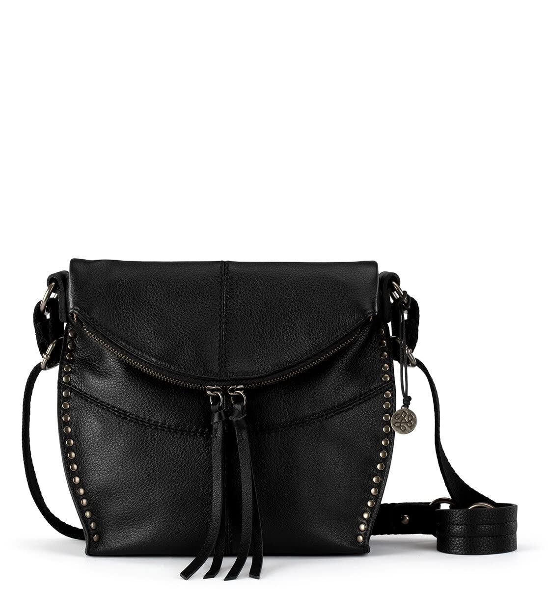 The Sak Silverlake Genuine Leather Crossbody Bag for Women - Adjustable Strap, Multiple Zipper Pockets - Perfect for Everyday Use, Travel & Shopping