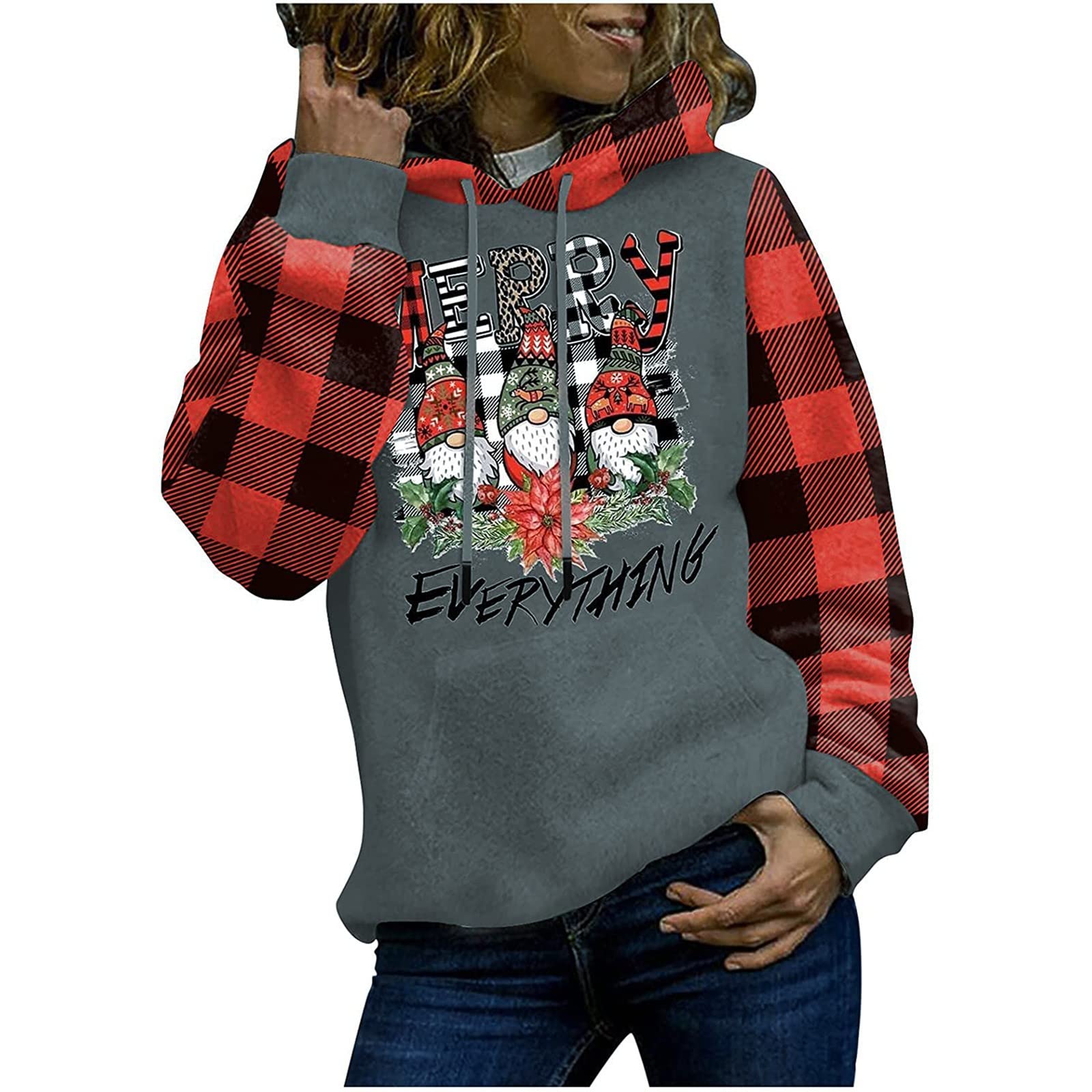 2022 Women's Long Sleeve T-Shirts - Soft Graphic Print Casual Blouses & Loose Fit Sweatshirts for Everyday Wear, Work & Outings