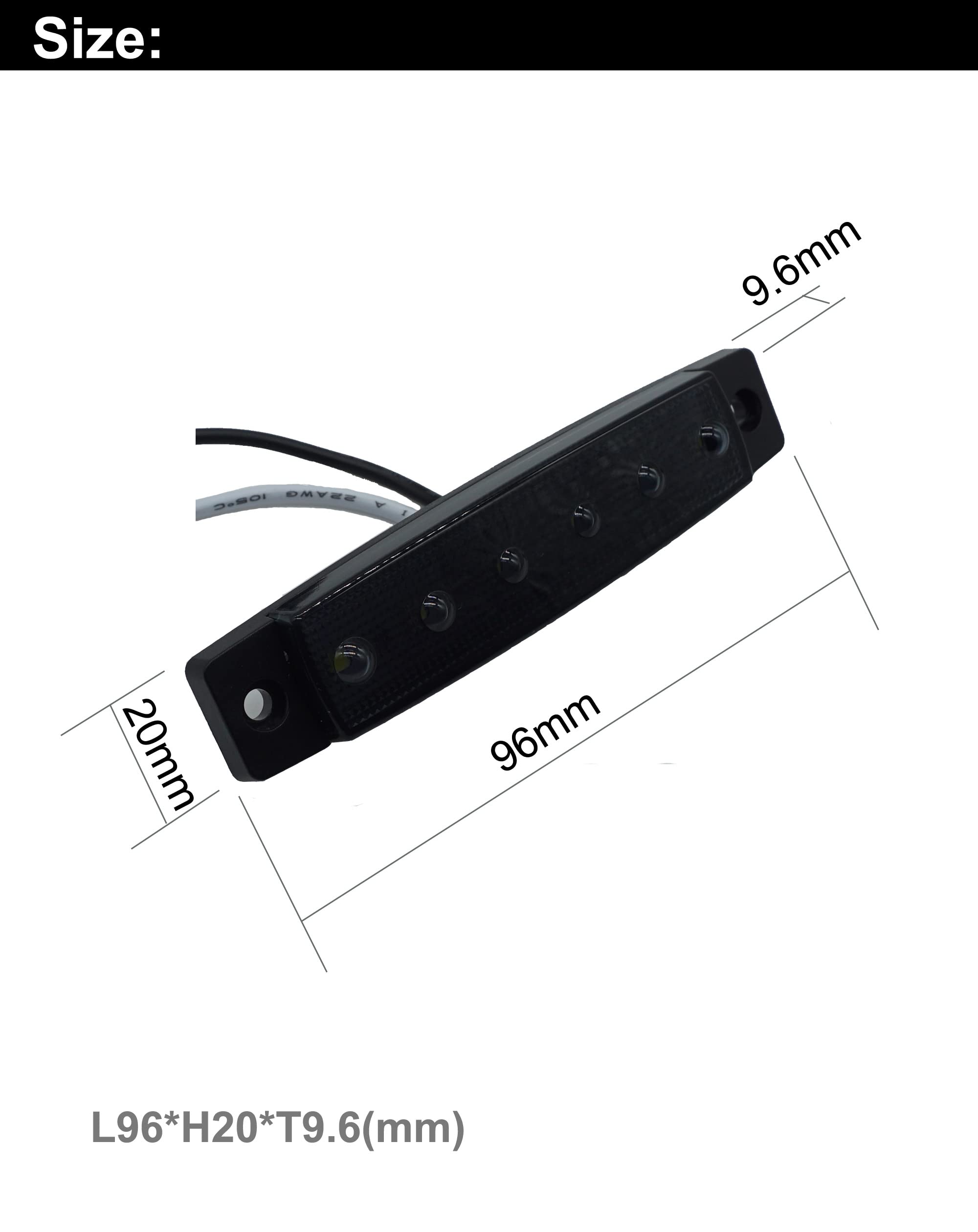 10 Pcs 3.8